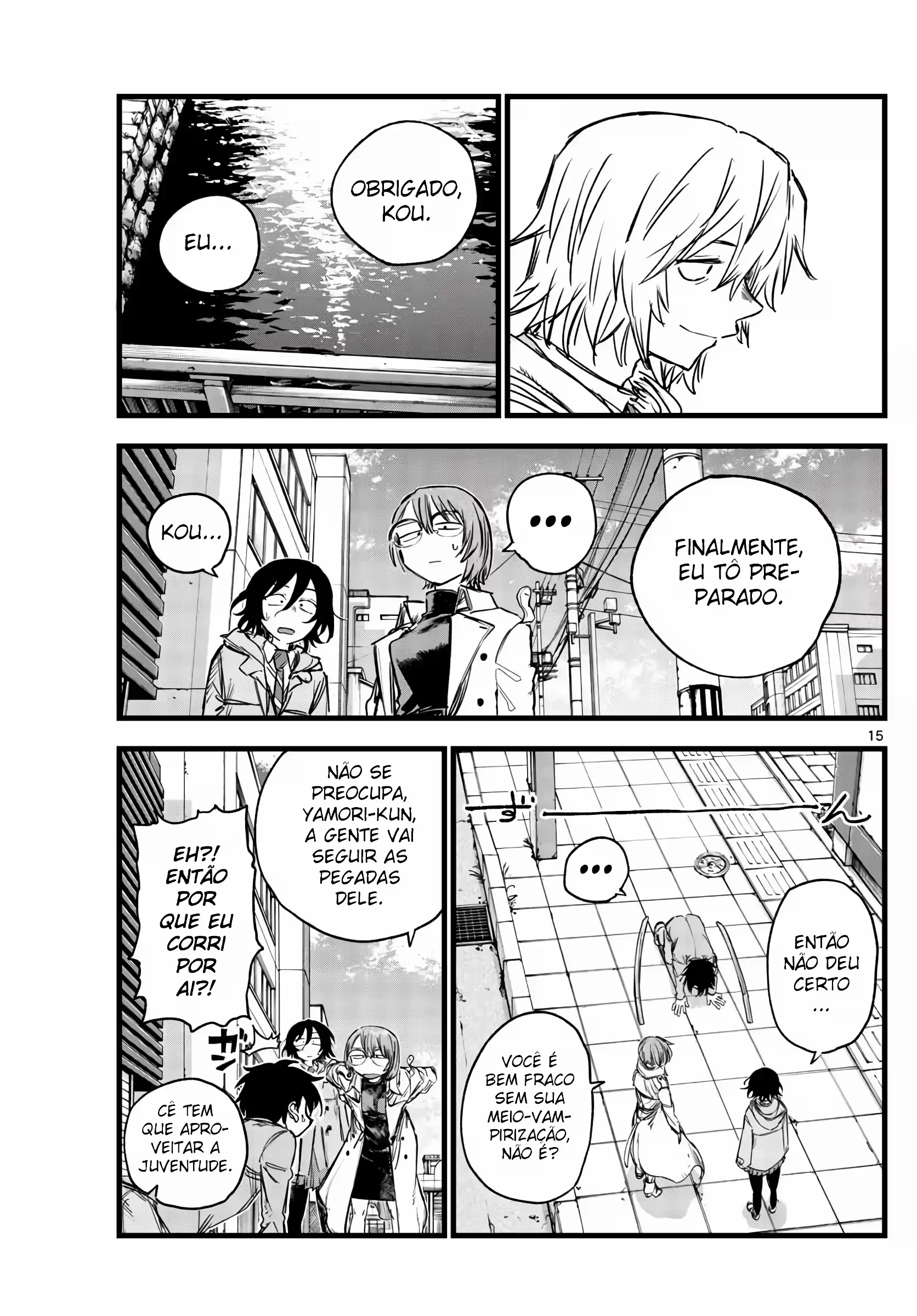 Yofukashi no uta Capítulo 150 Página 15
