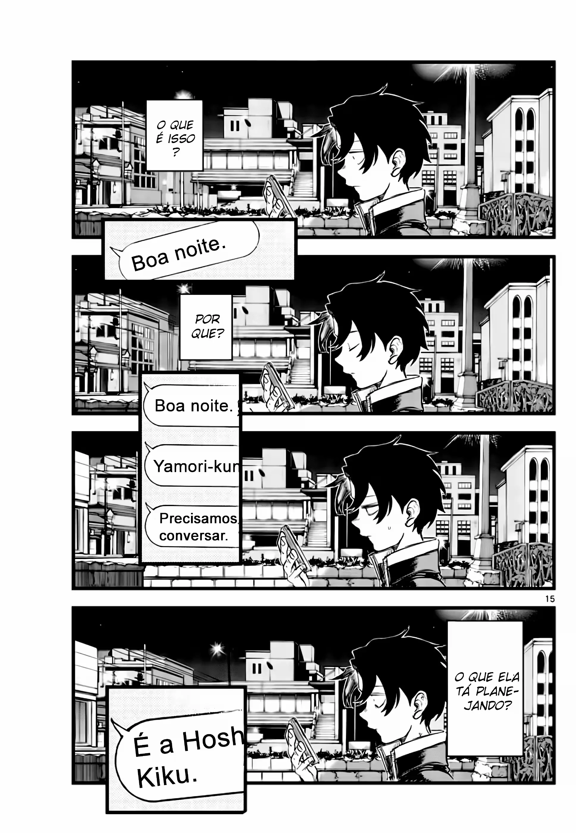 Yofukashi no uta Capítulo 151 Página 17