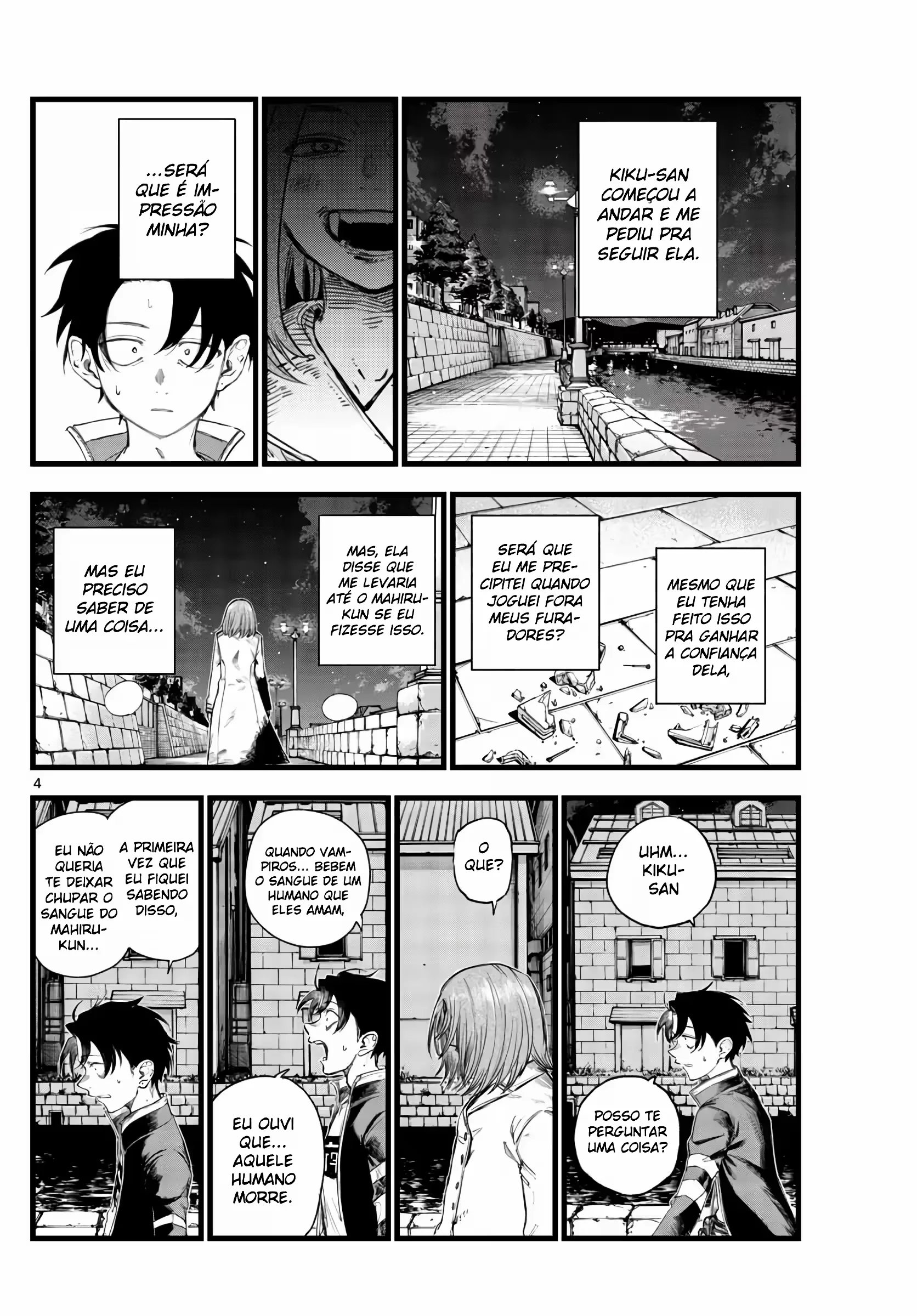 Yofukashi no uta Capítulo 153 Página 14