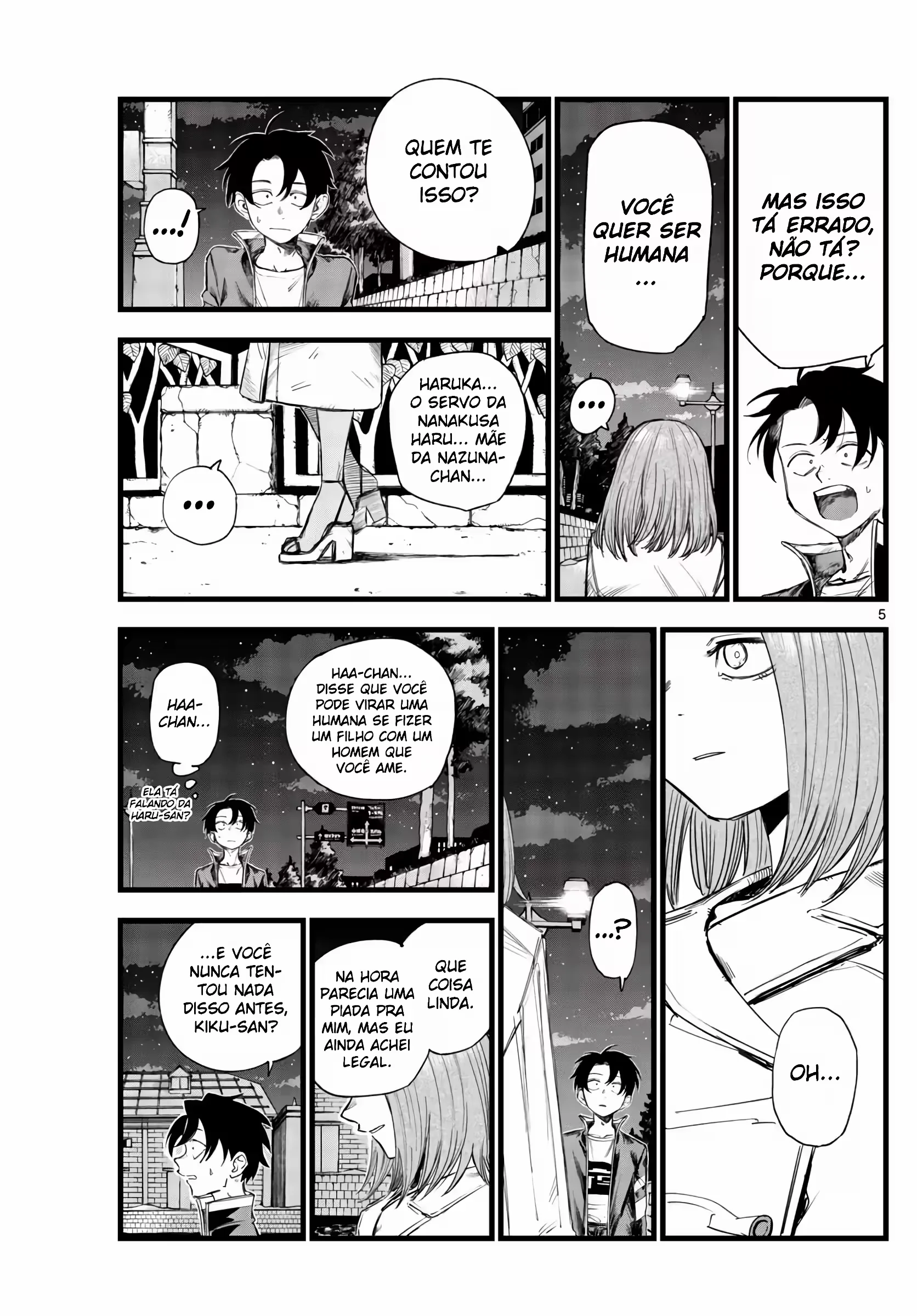 Yofukashi no uta Capítulo 153 Página 15