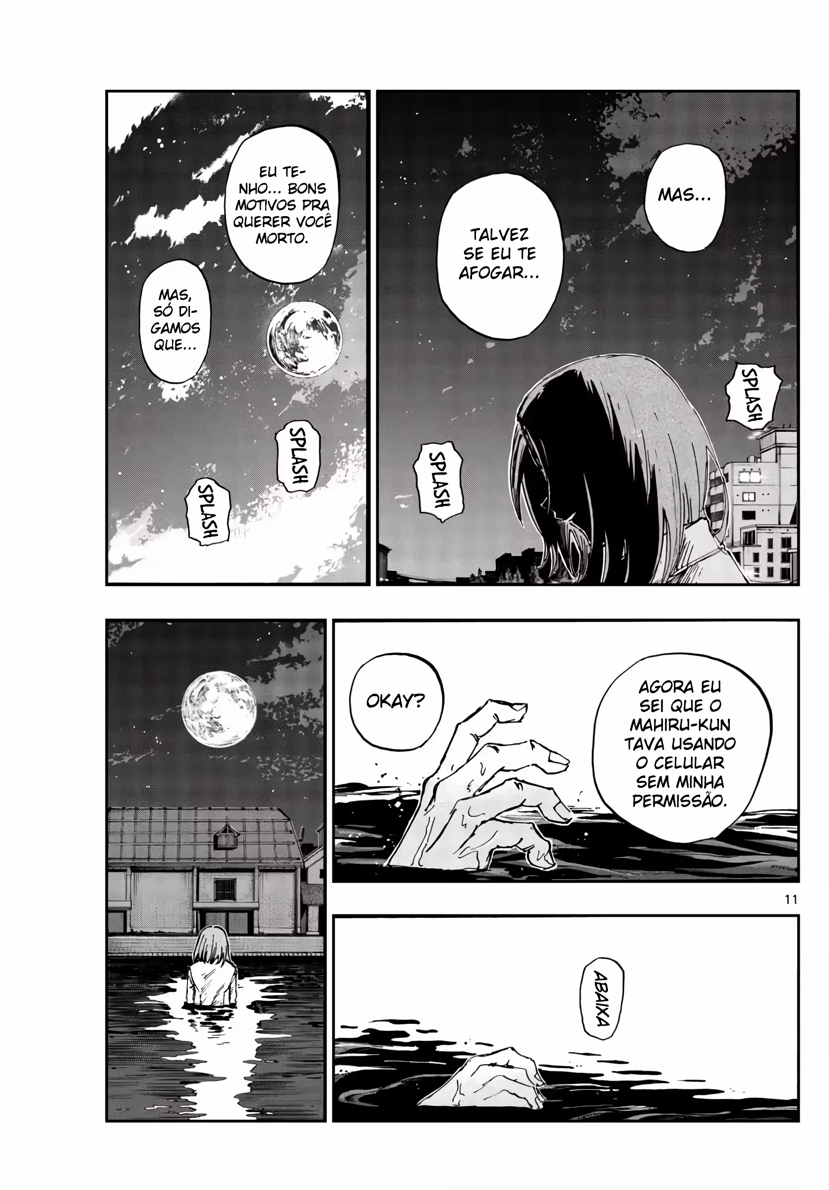 Yofukashi no uta Capítulo 153 Página 7