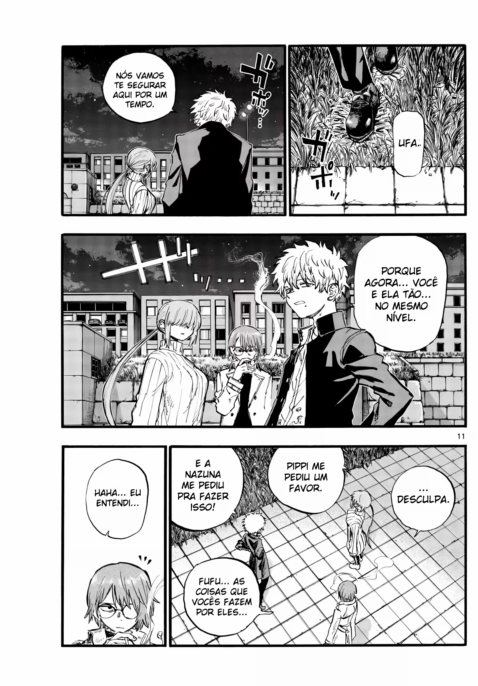 Yofukashi no uta Capítulo 154 Página 3