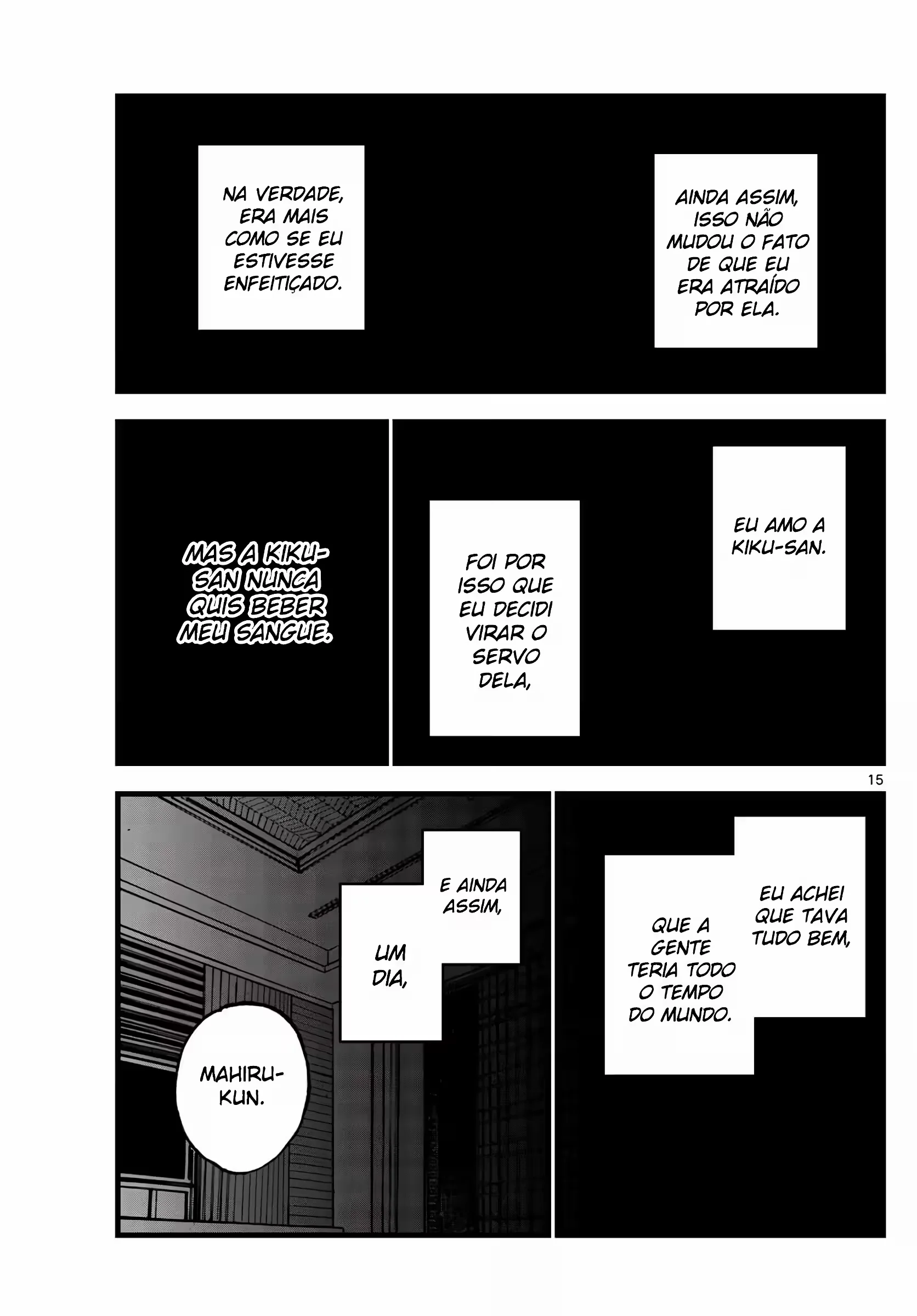 Yofukashi no uta Capítulo 157 Página 15