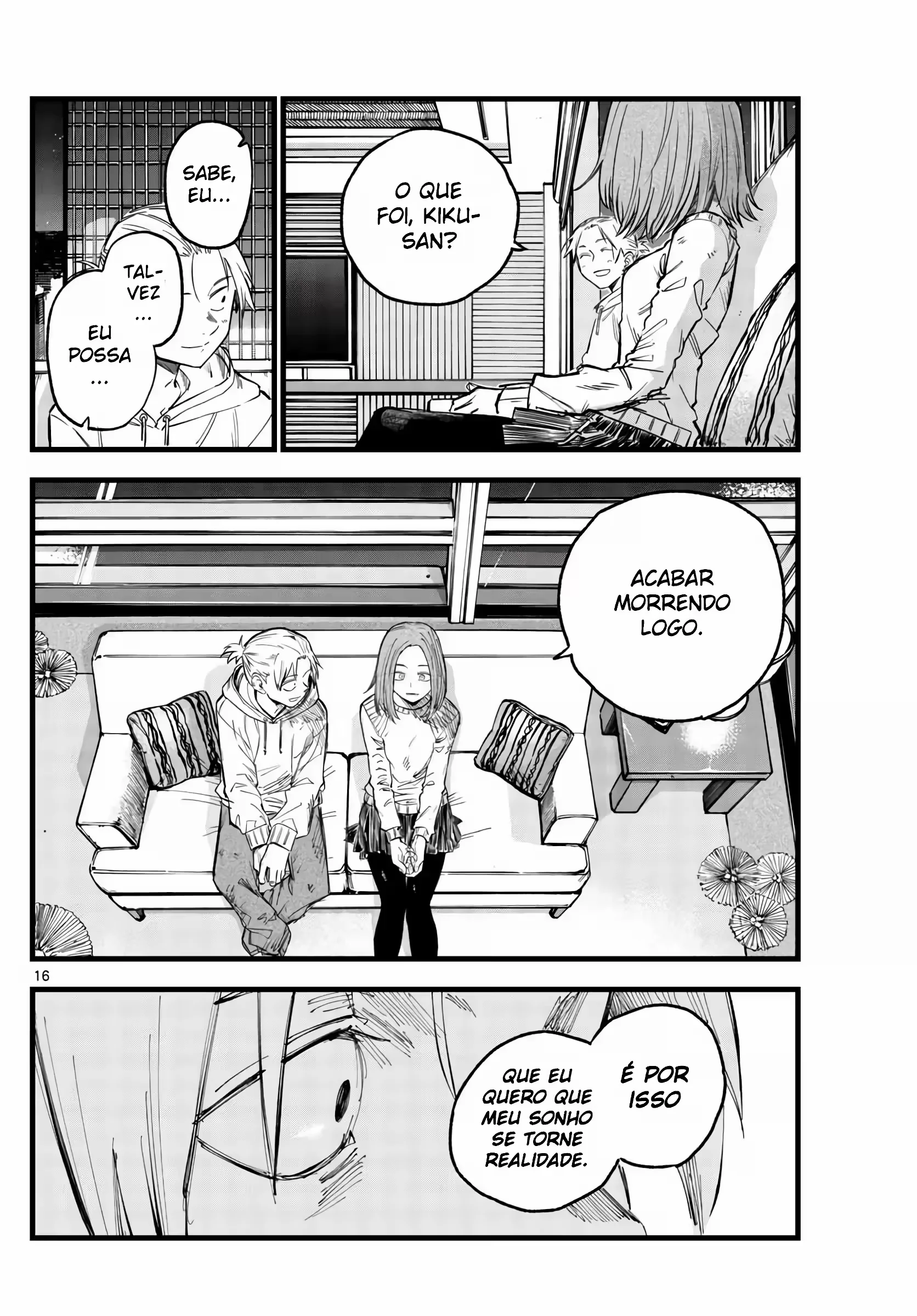Yofukashi no uta Capítulo 157 Página 17