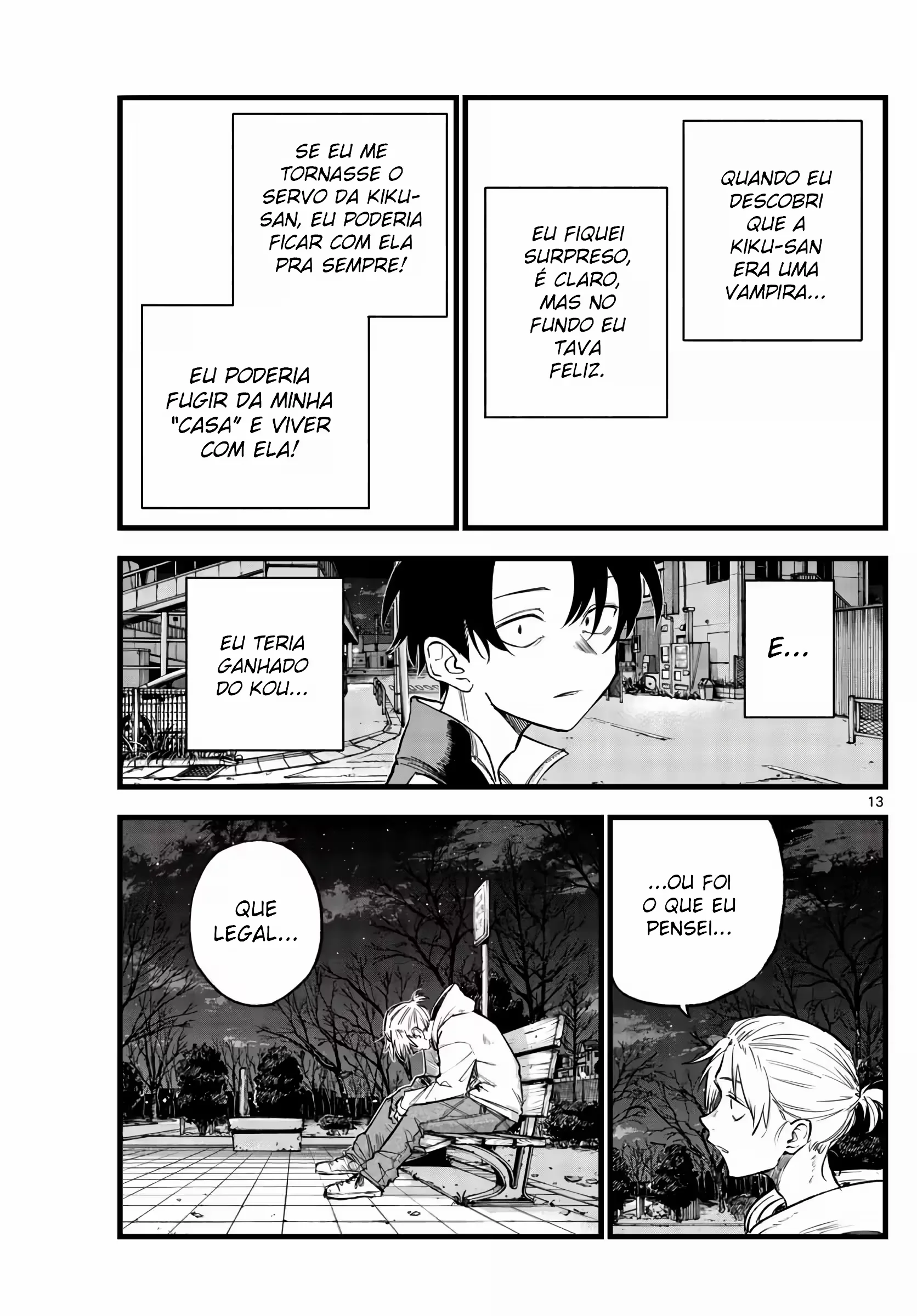 Yofukashi no uta Capítulo 158 Página 1