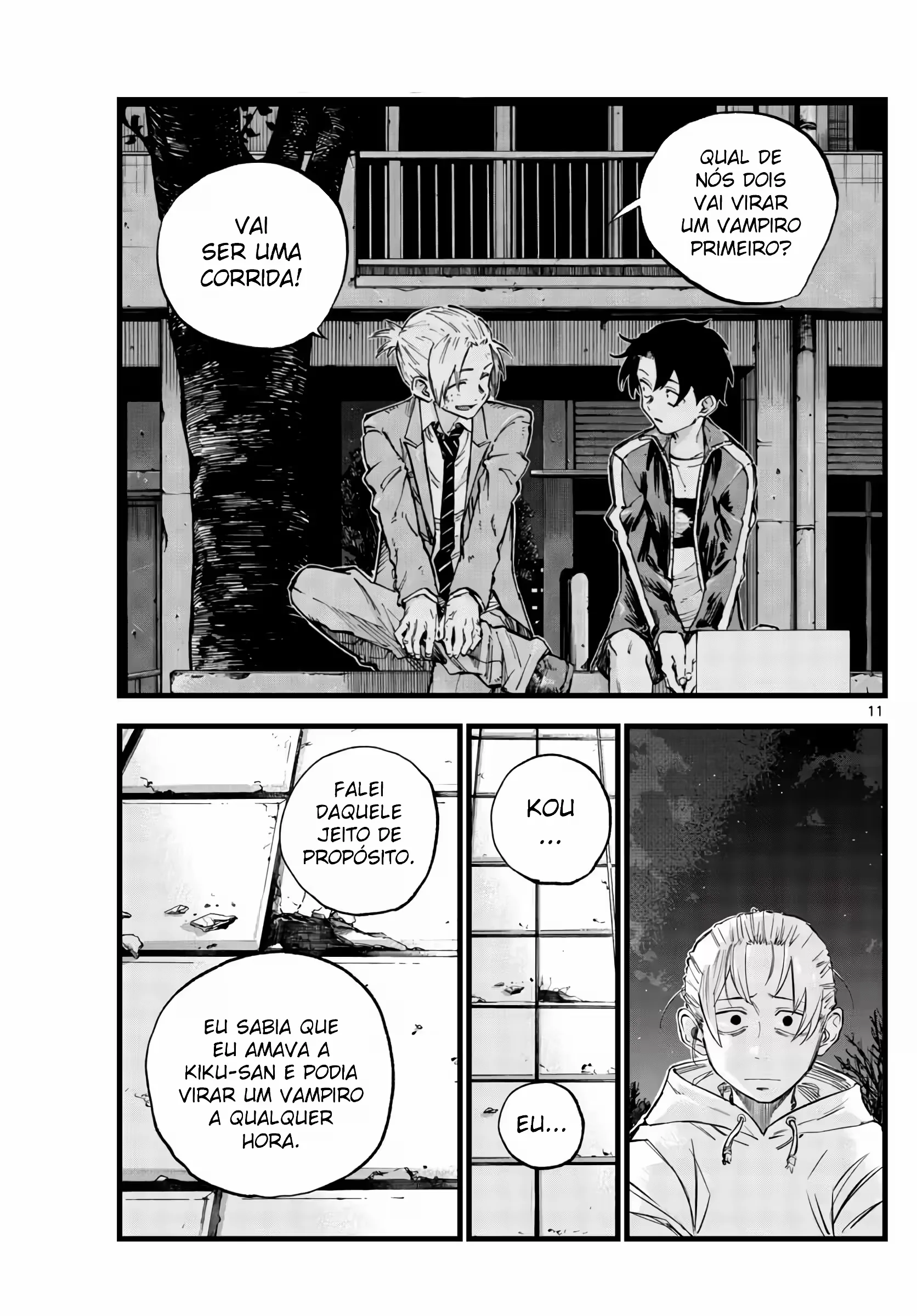 Yofukashi no uta Capítulo 158 Página 12
