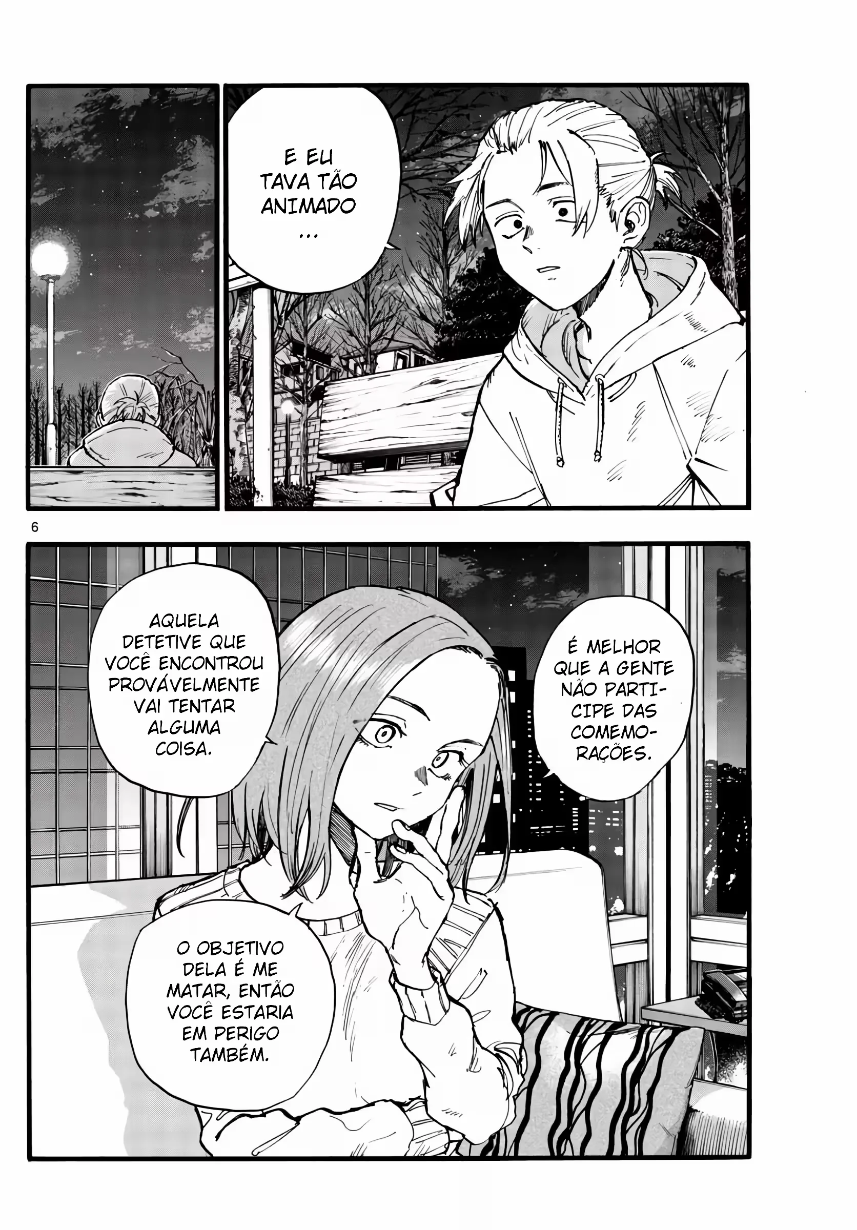 Yofukashi no uta Capítulo 158 Página 14