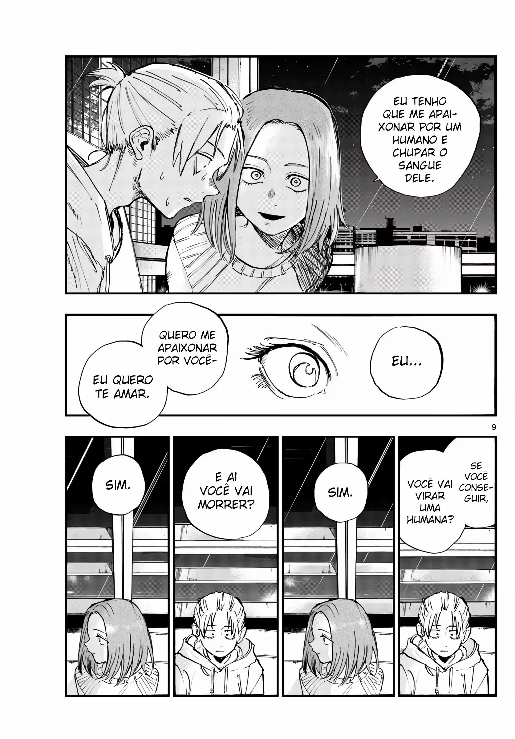 Yofukashi no uta Capítulo 158 Página 17