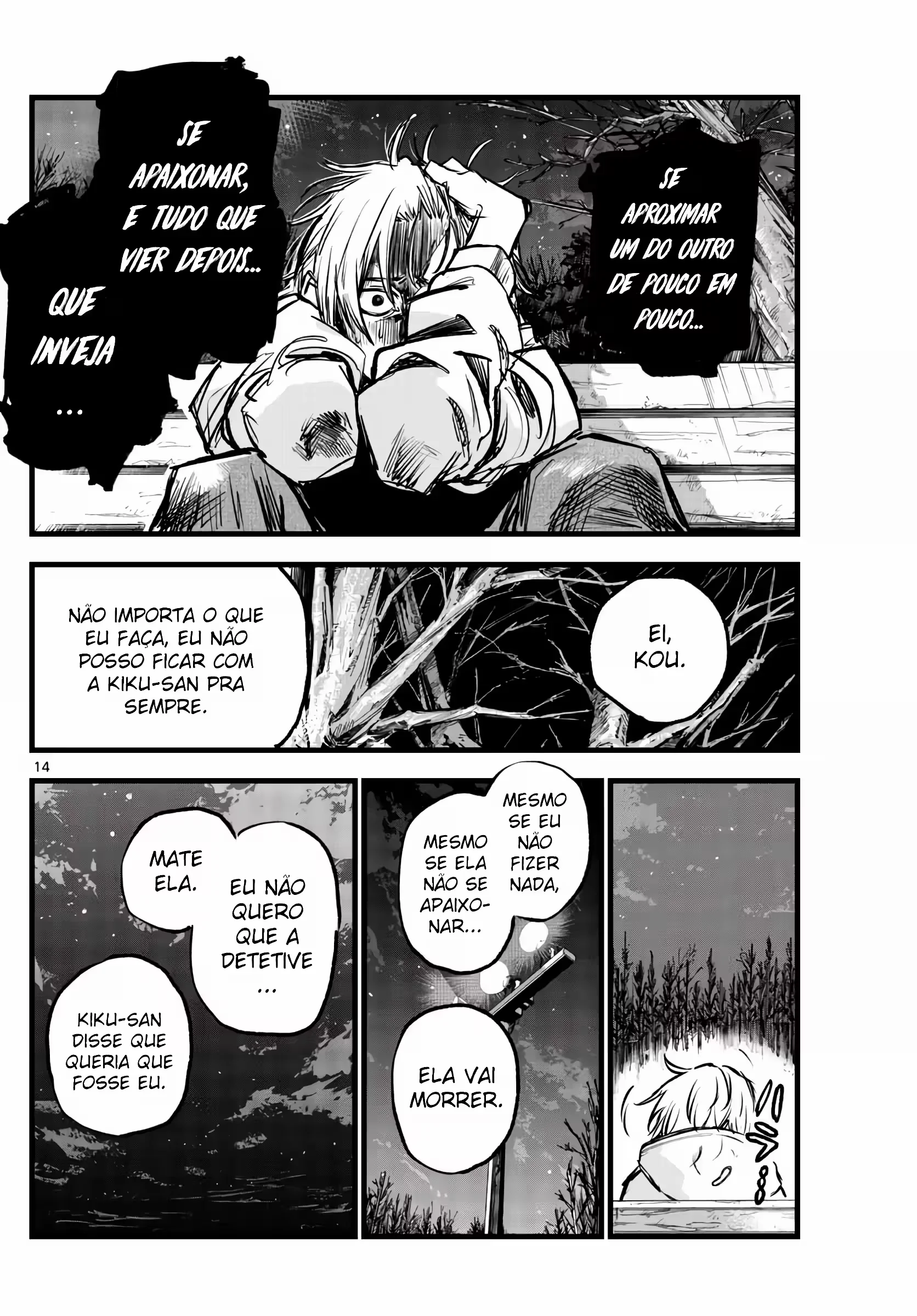 Yofukashi no uta Capítulo 158 Página 2