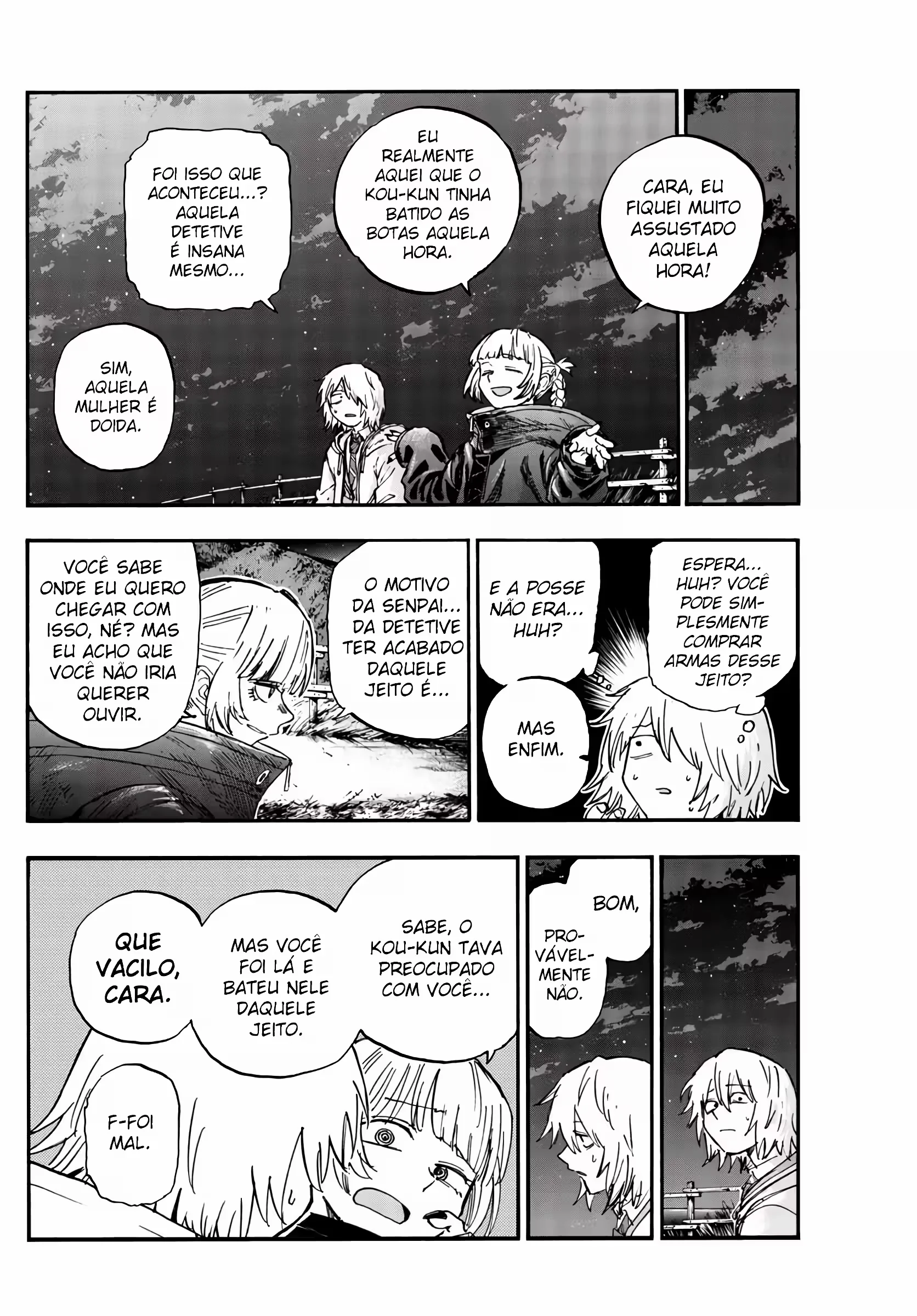 Yofukashi no uta Capítulo 160 Página 7