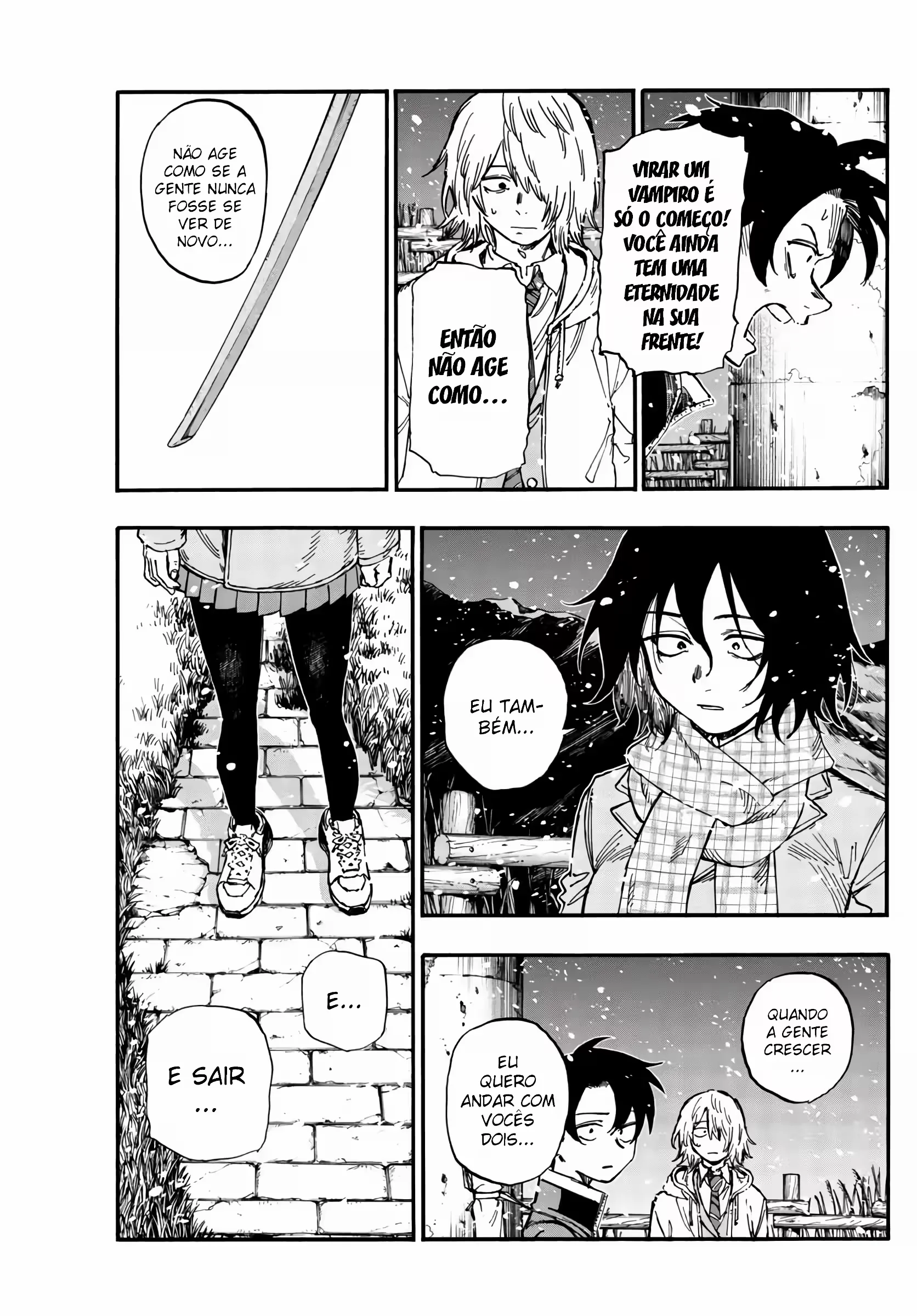 Yofukashi no uta Capítulo 161 Página 4