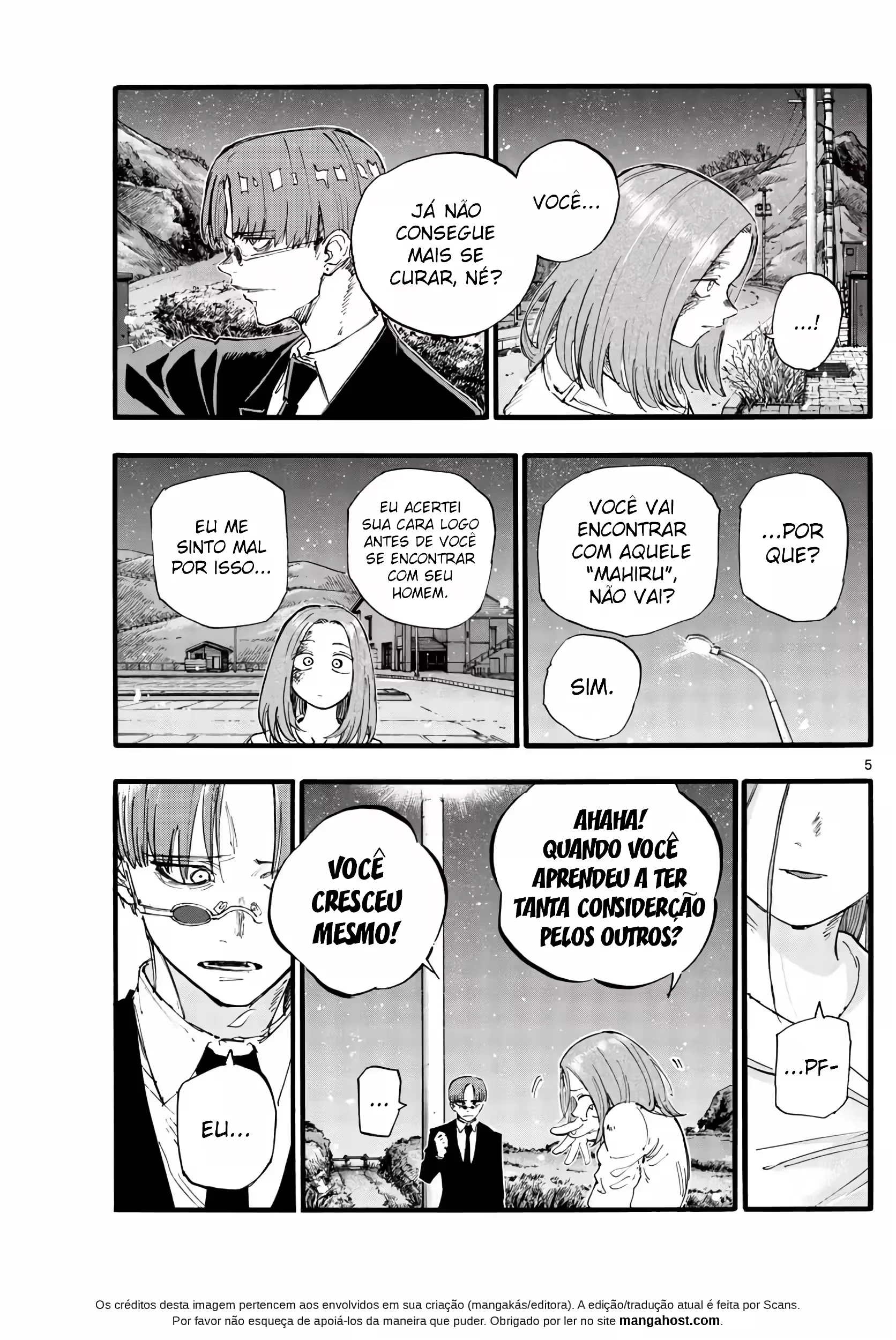 Yofukashi no uta Capítulo 162 Página 4