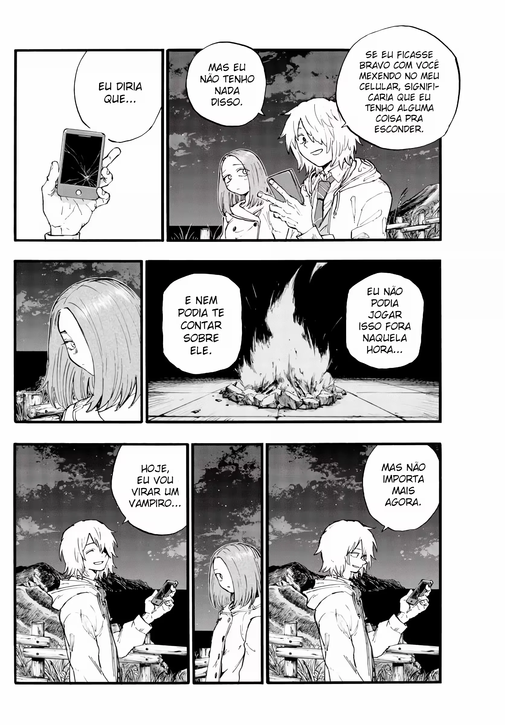 Yofukashi no uta Capítulo 163 Página 15