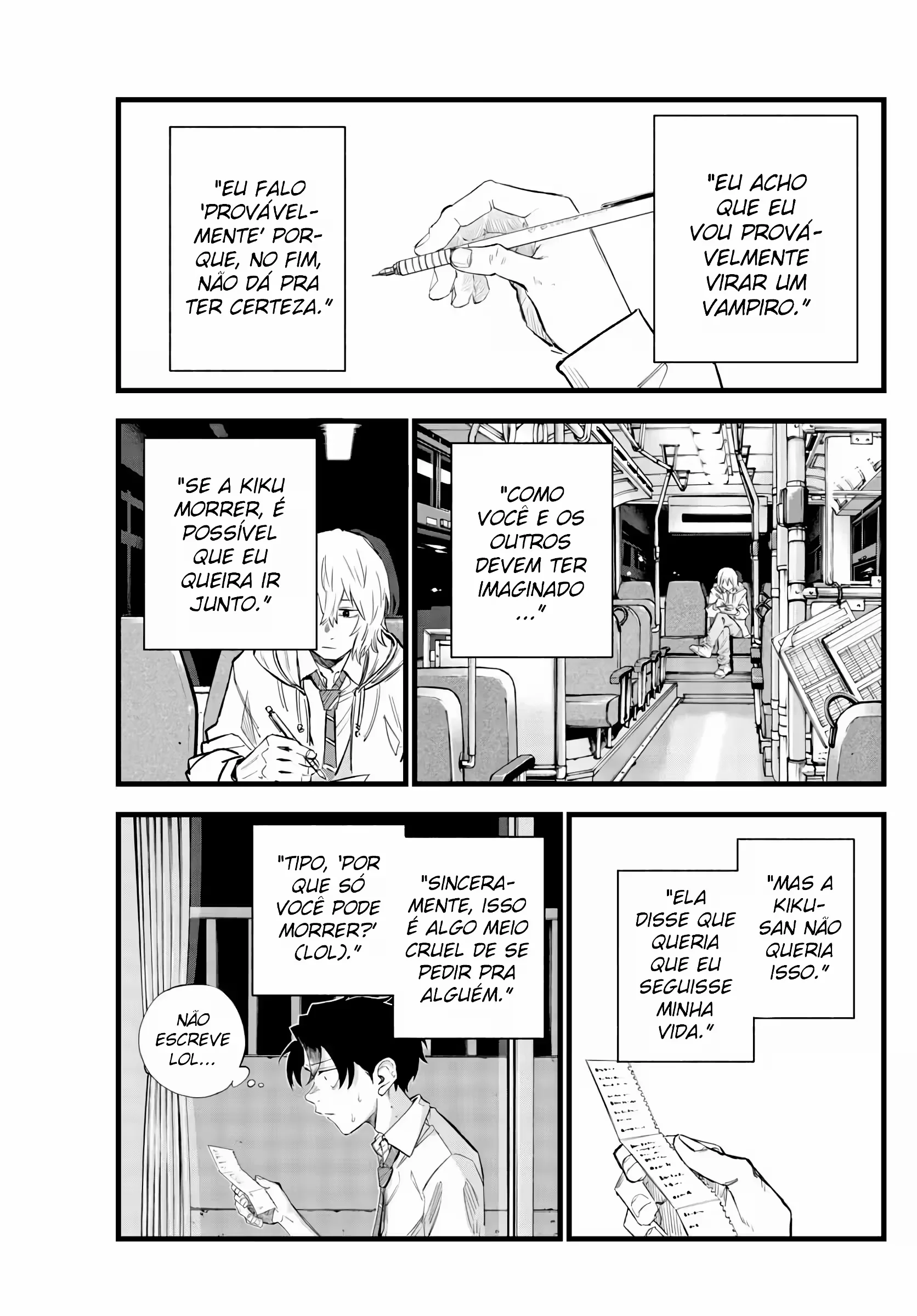 Yofukashi no uta Capítulo 166 Página 14