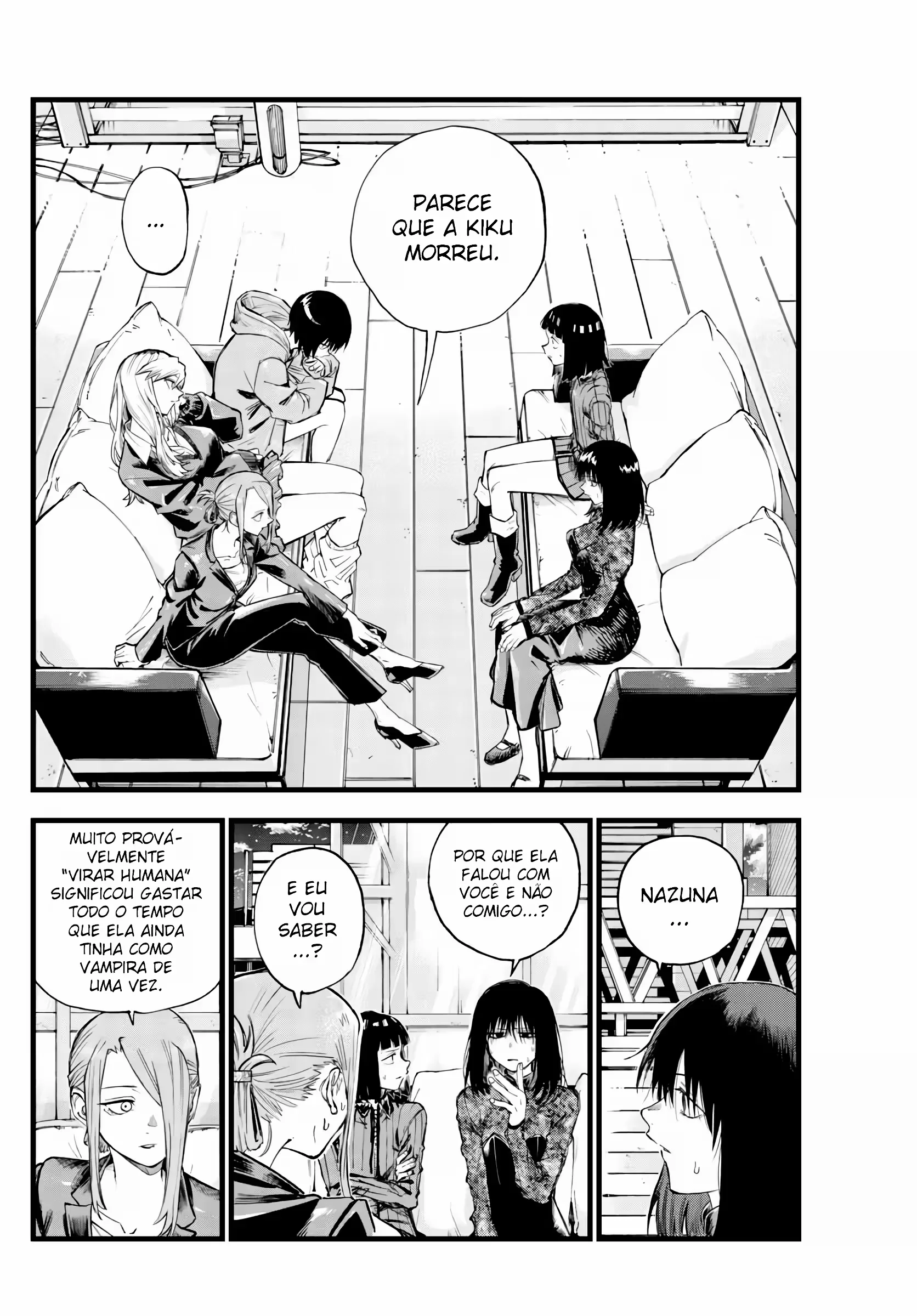 Yofukashi no uta Capítulo 166 Página 7