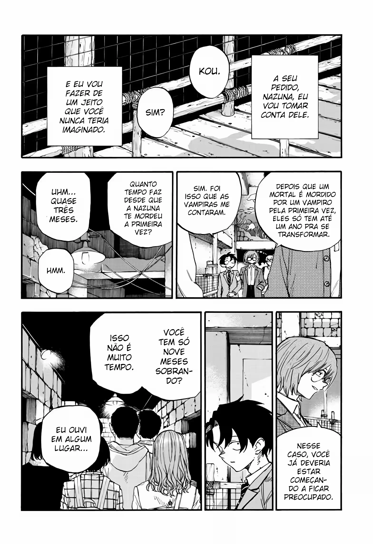 Yofukashi no uta Capítulo 182 Página 1