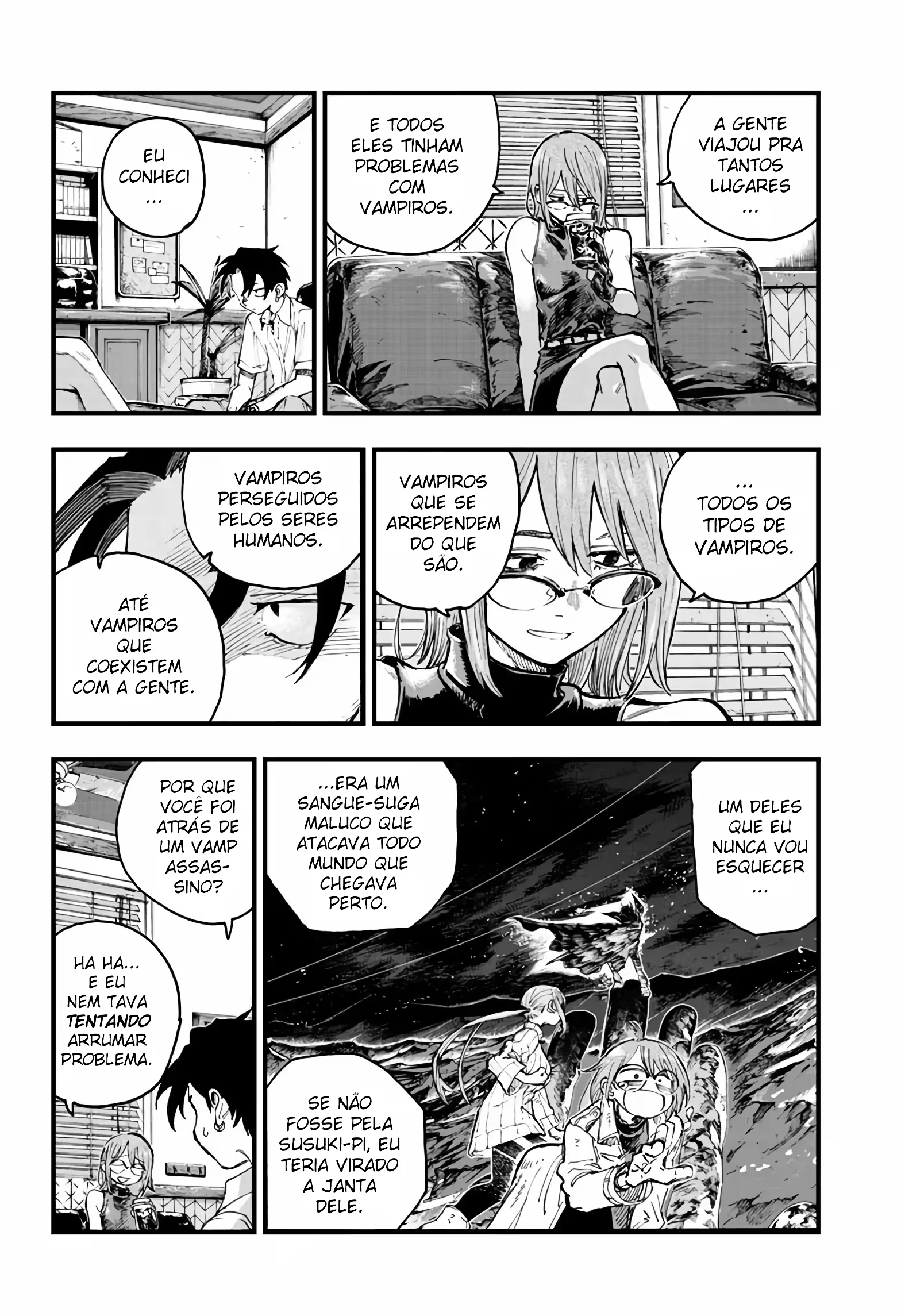 Yofukashi no uta Capítulo 199 Página 8