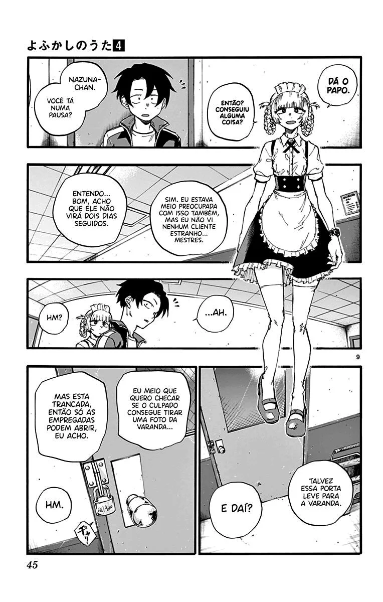 Yofukashi no uta Capítulo 32 Página 10