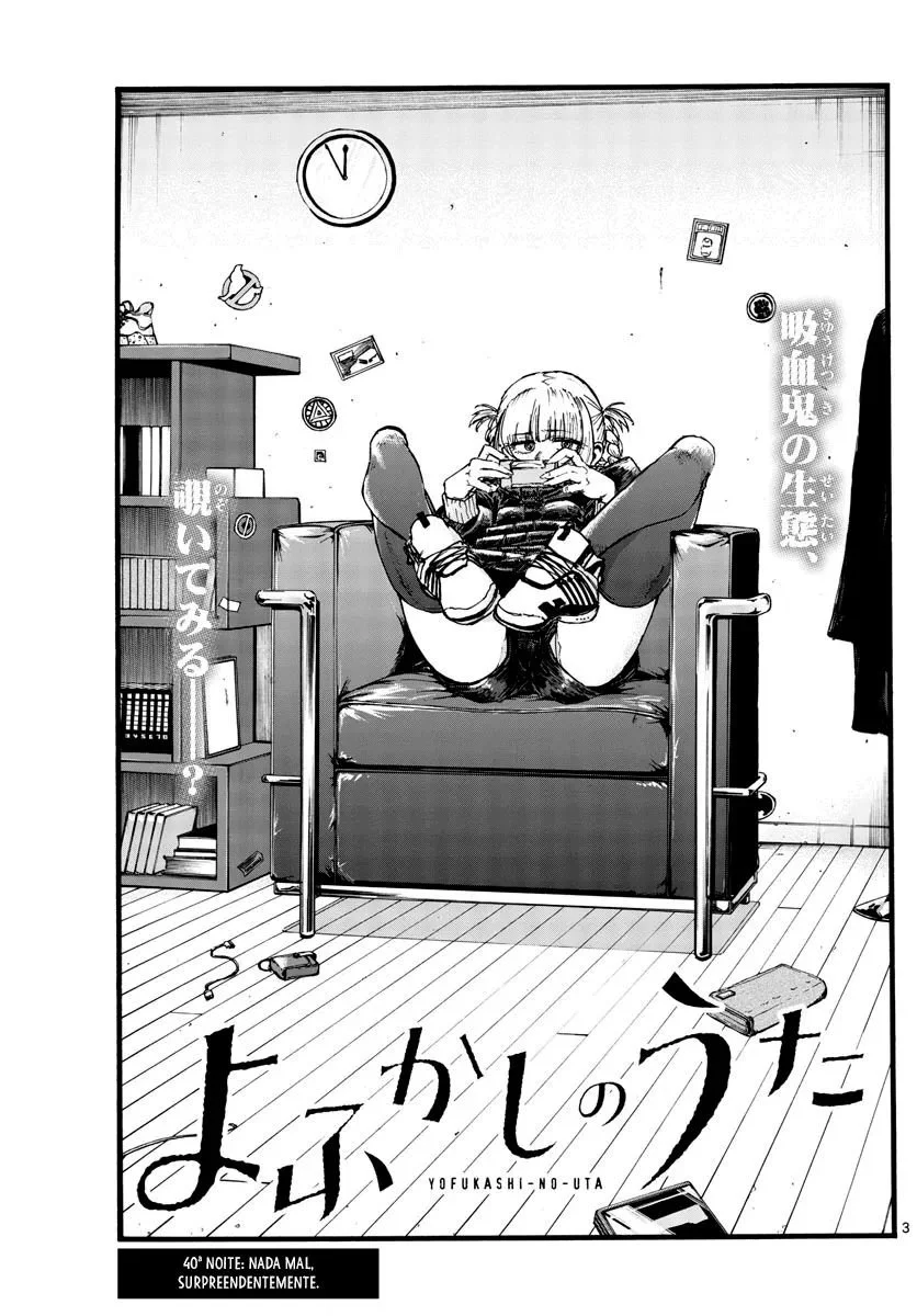 Yofukashi no uta Capítulo 40 Página 3