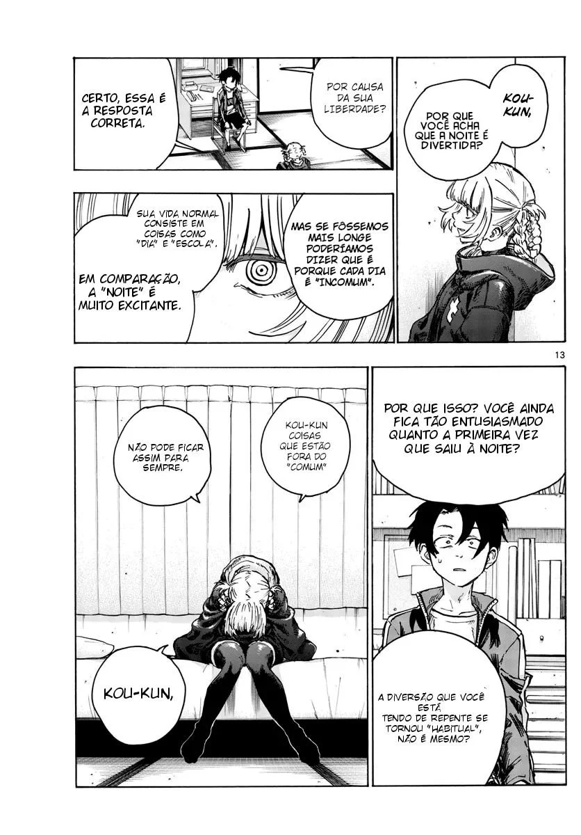 Yofukashi no uta Capítulo 42 Página 13