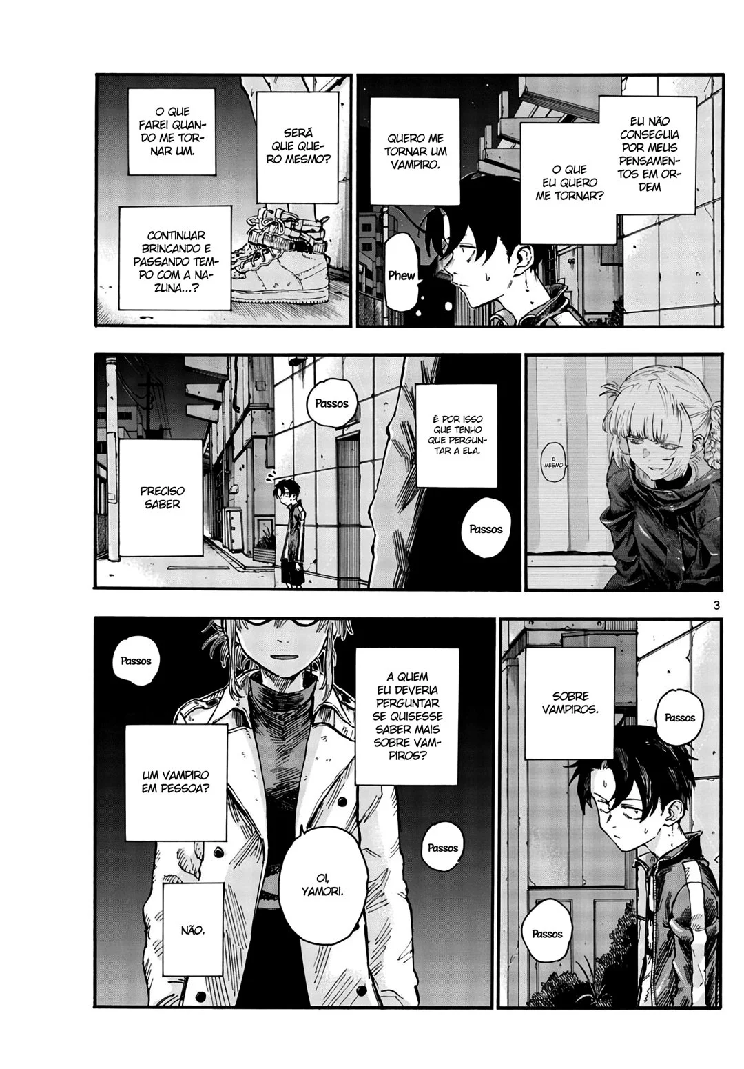 Yofukashi no uta Capítulo 43 Página 4
