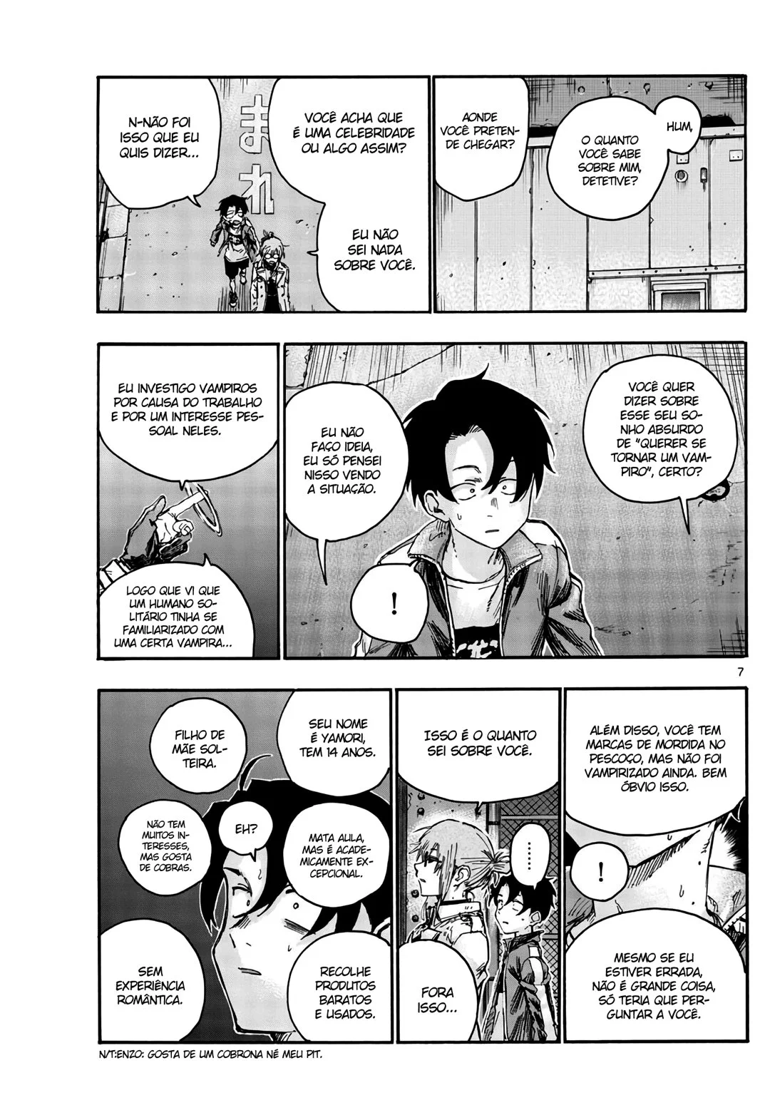 Yofukashi no uta Capítulo 43 Página 8
