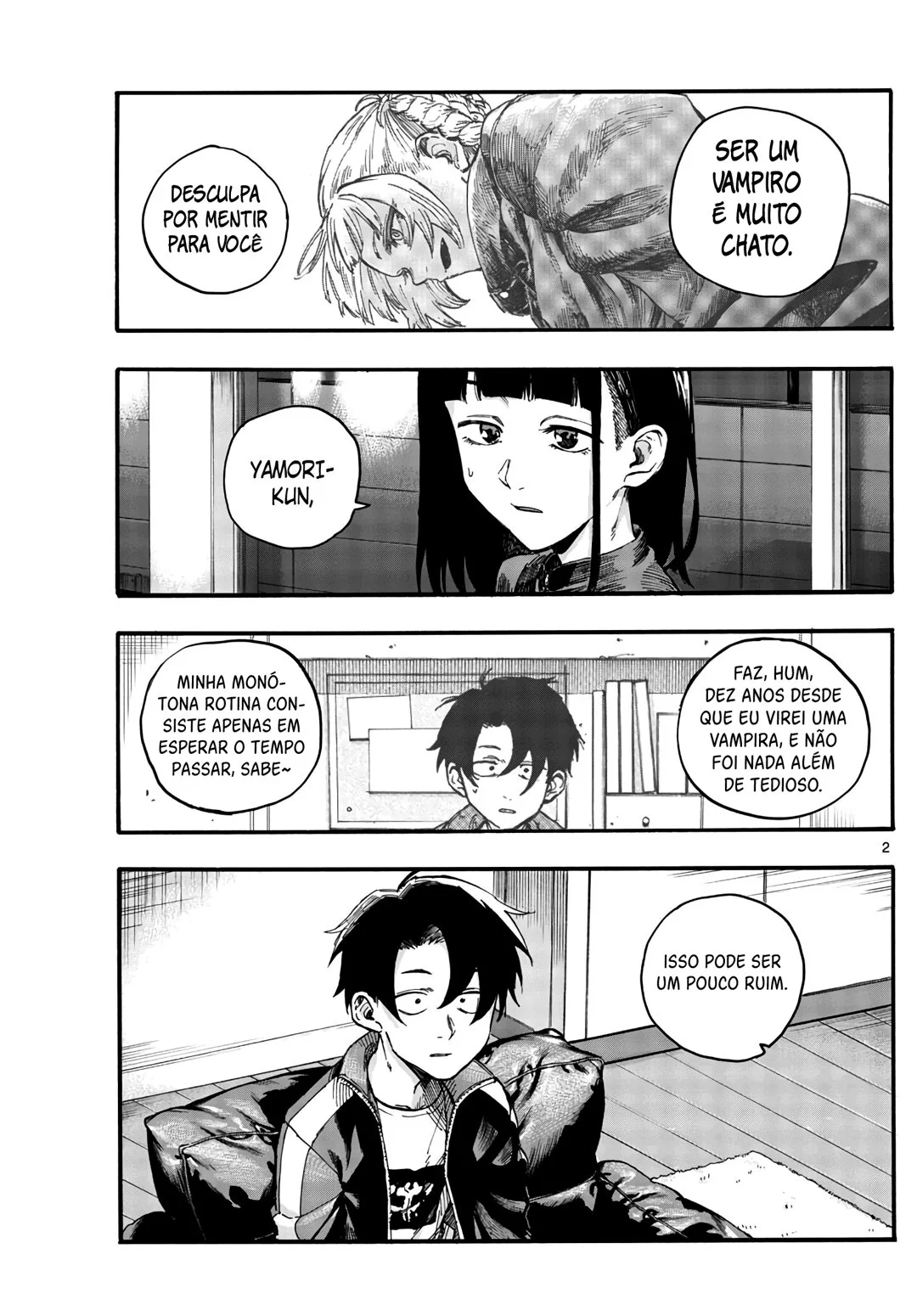 Yofukashi no uta Capítulo 45 Página 2