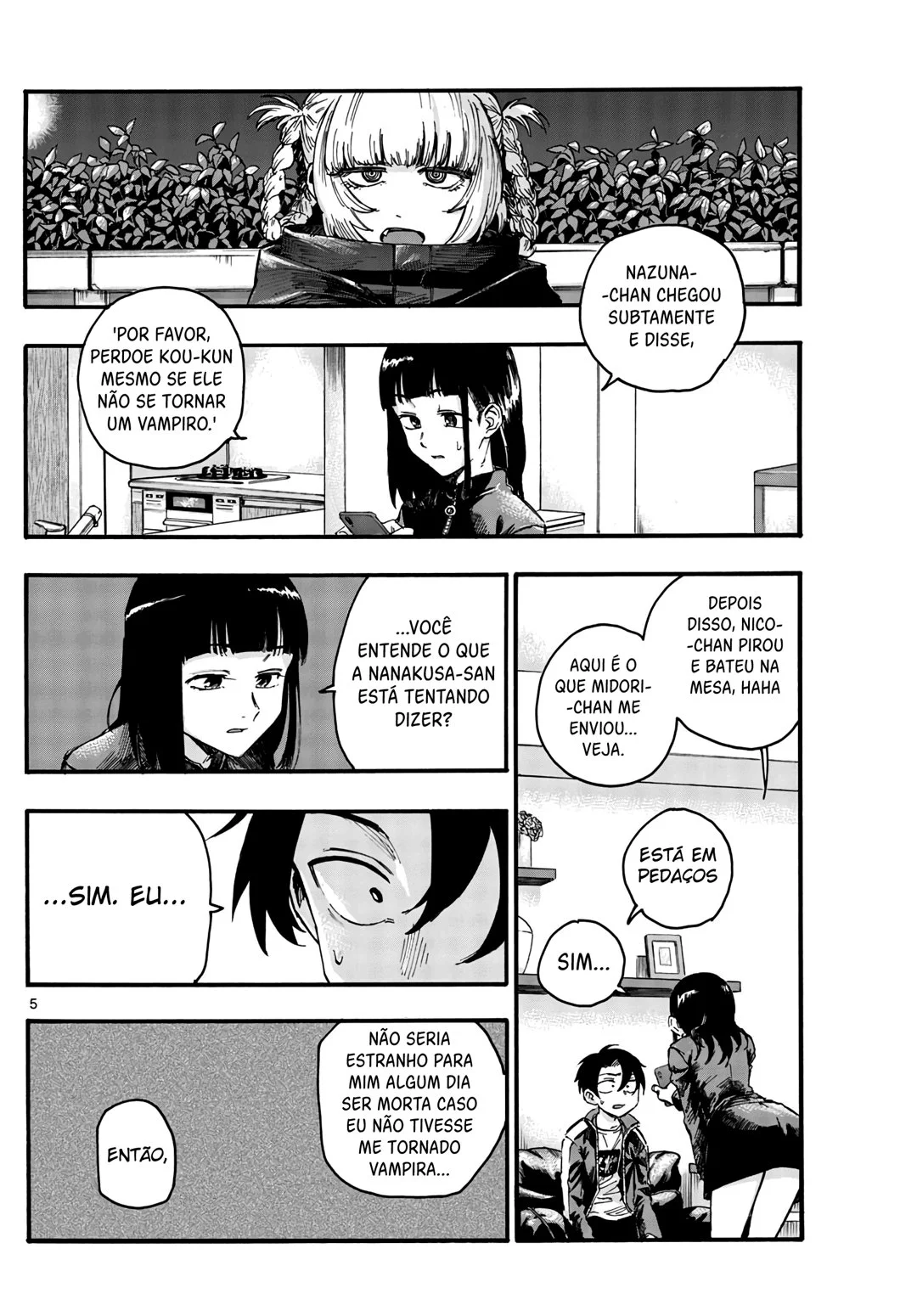 Yofukashi no uta Capítulo 45 Página 4