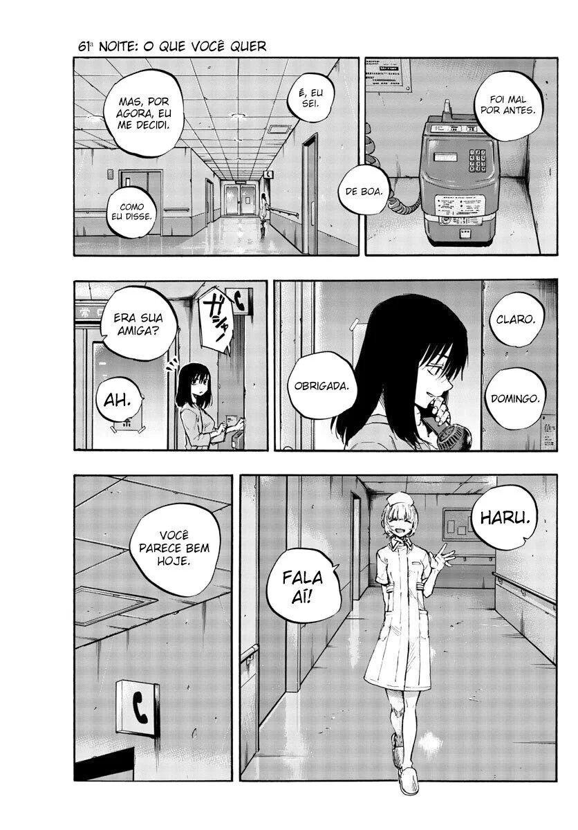 Yofukashi no uta Capítulo 61 Página 2