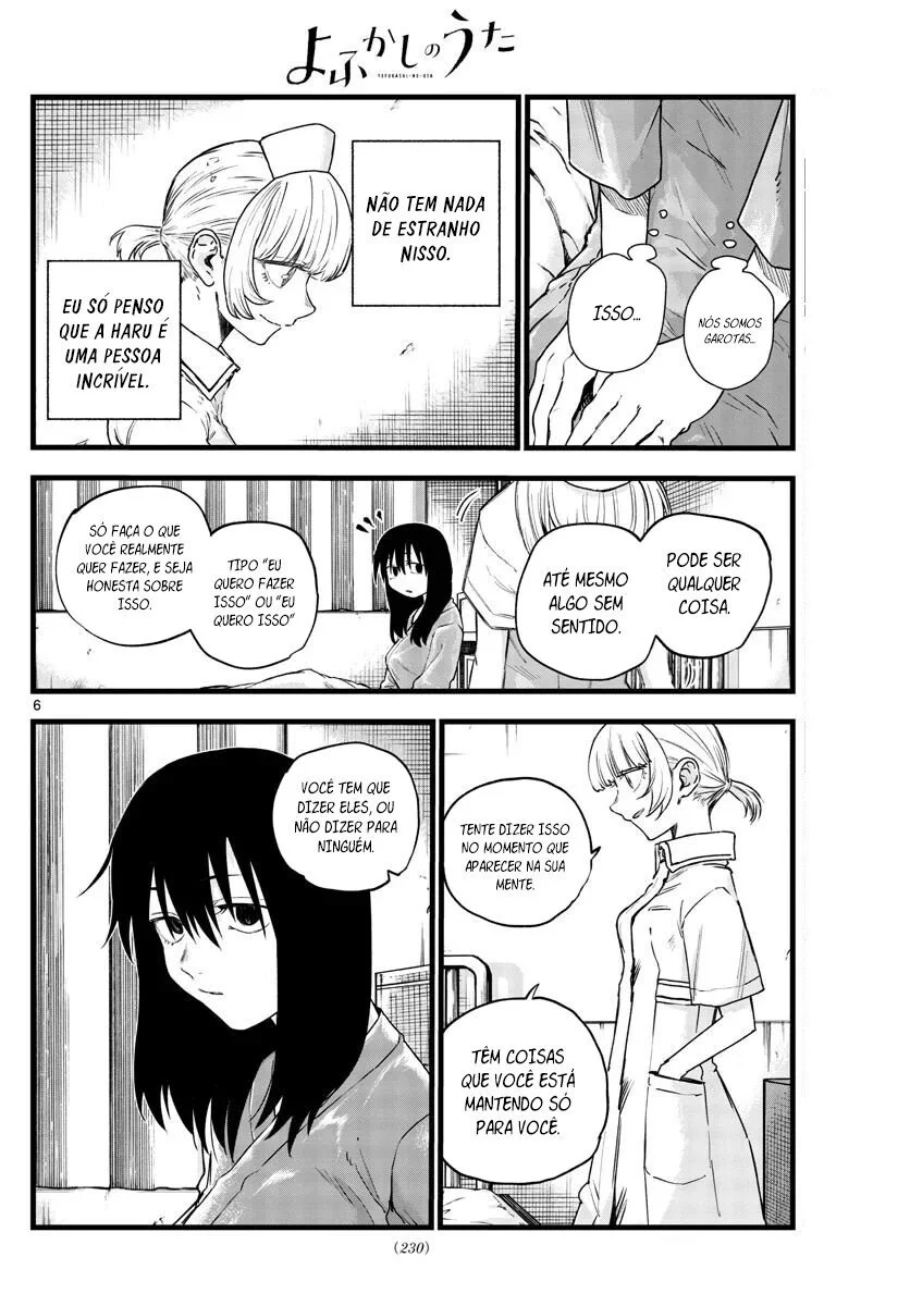 Yofukashi no uta Capítulo 62 Página 7