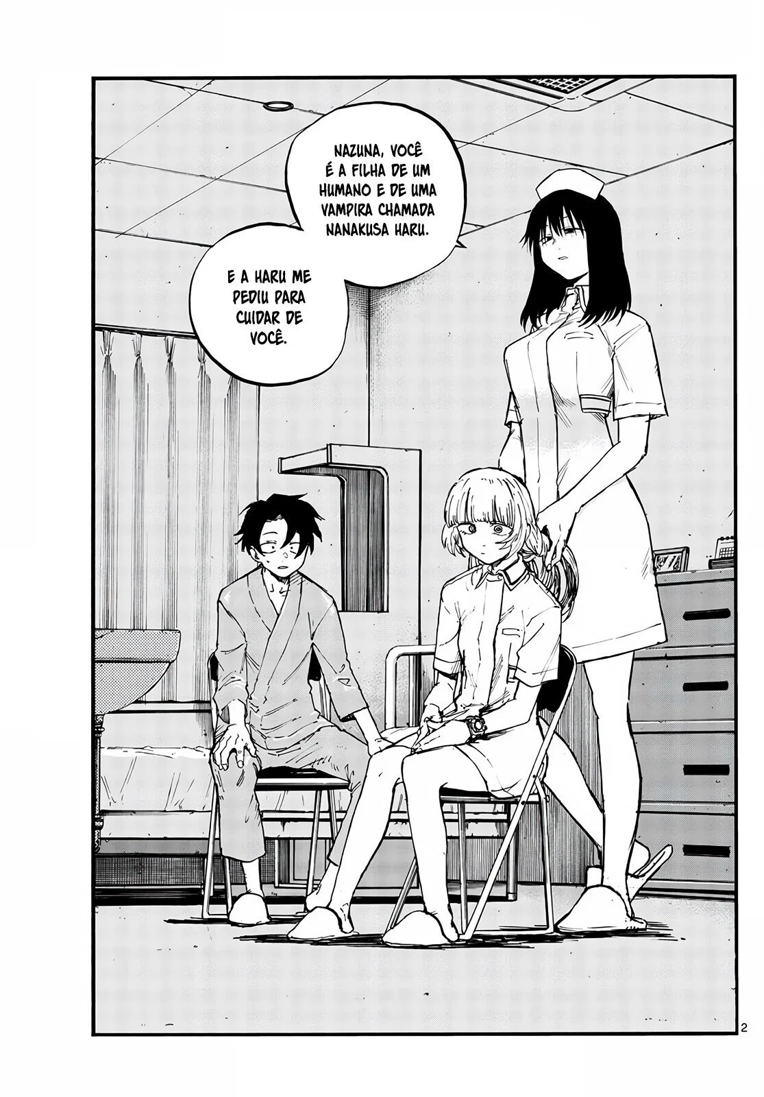 Yofukashi no uta Capítulo 64 Página 2