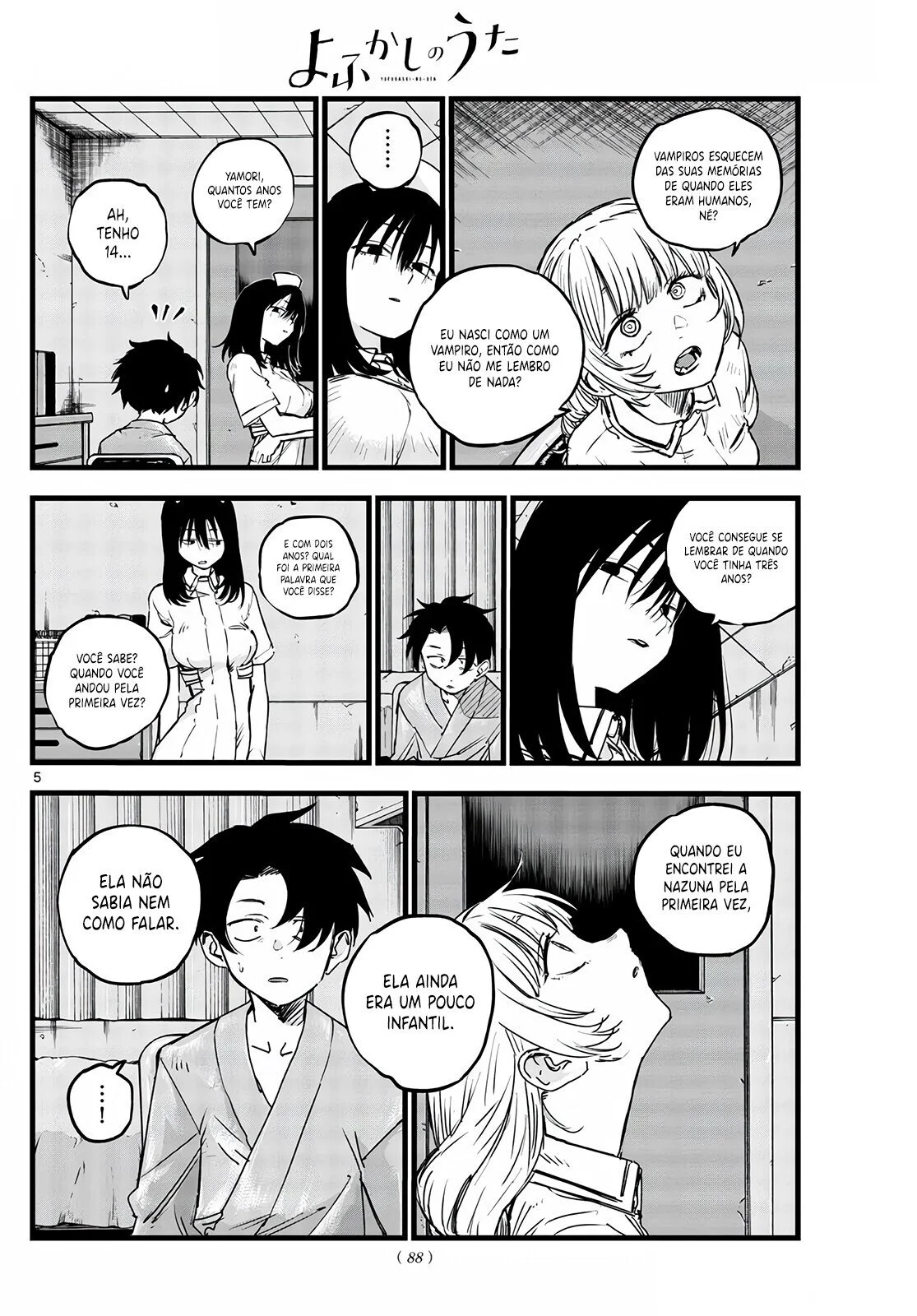 Yofukashi no uta Capítulo 64 Página 5