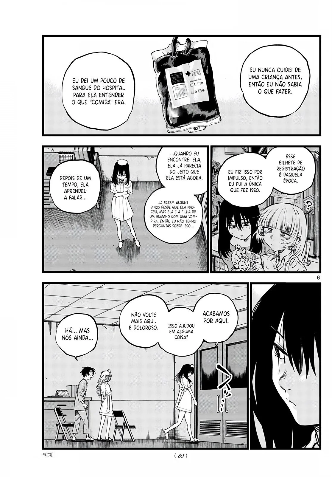 Yofukashi no uta Capítulo 64 Página 6