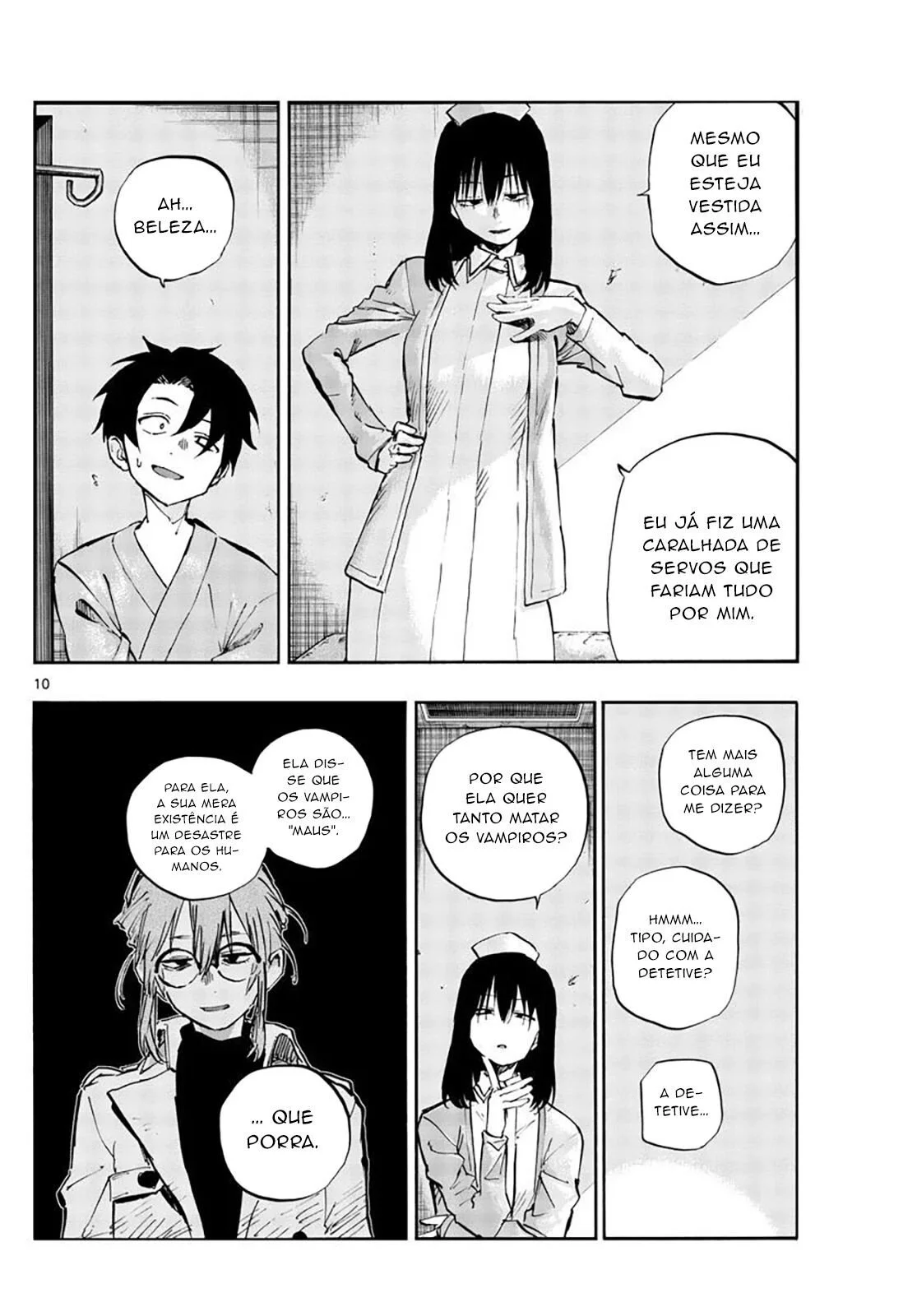 Yofukashi no uta Capítulo 65 Página 10