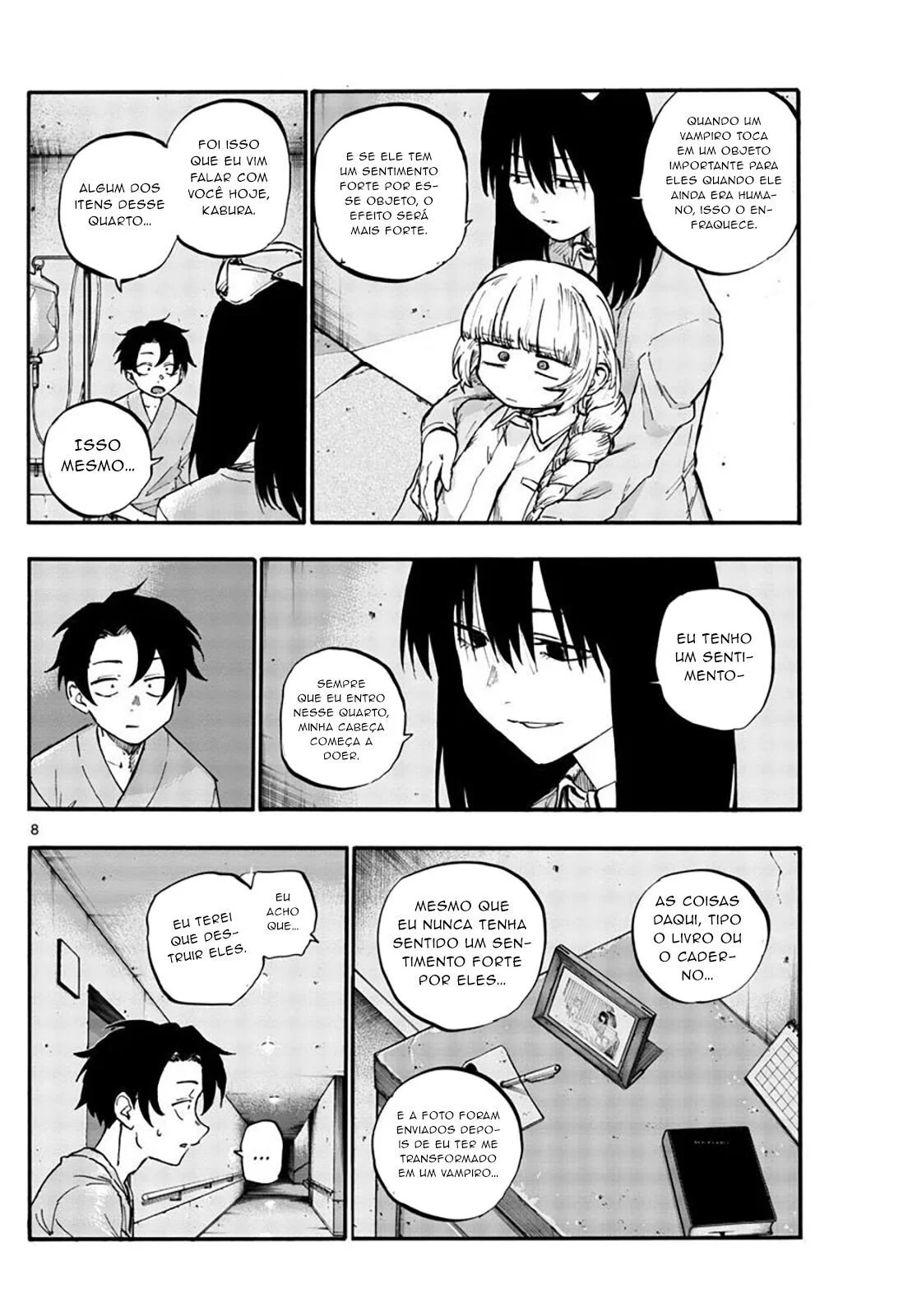 Yofukashi no uta Capítulo 65 Página 8