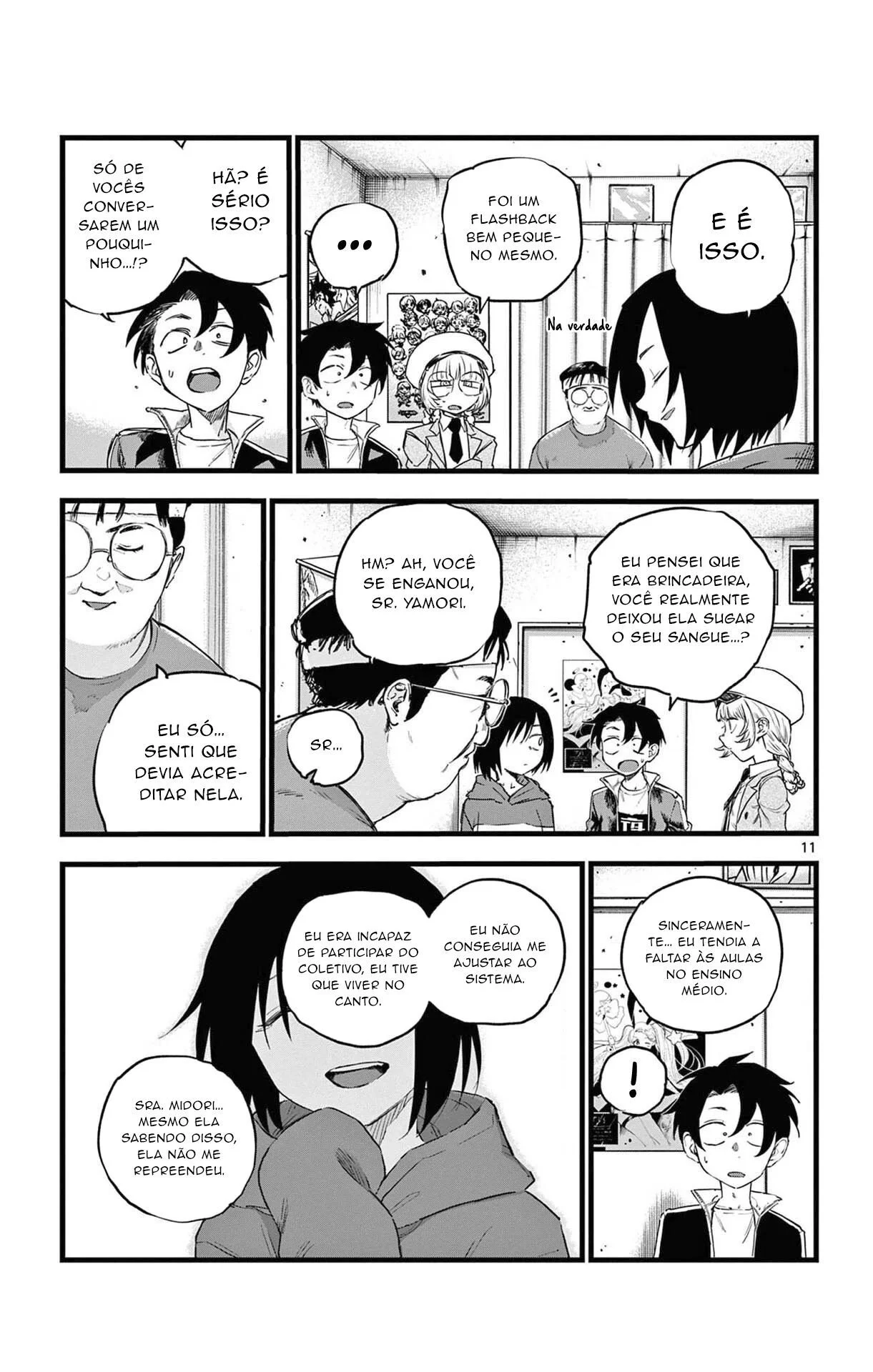 Yofukashi no uta Capítulo 66 Página 12