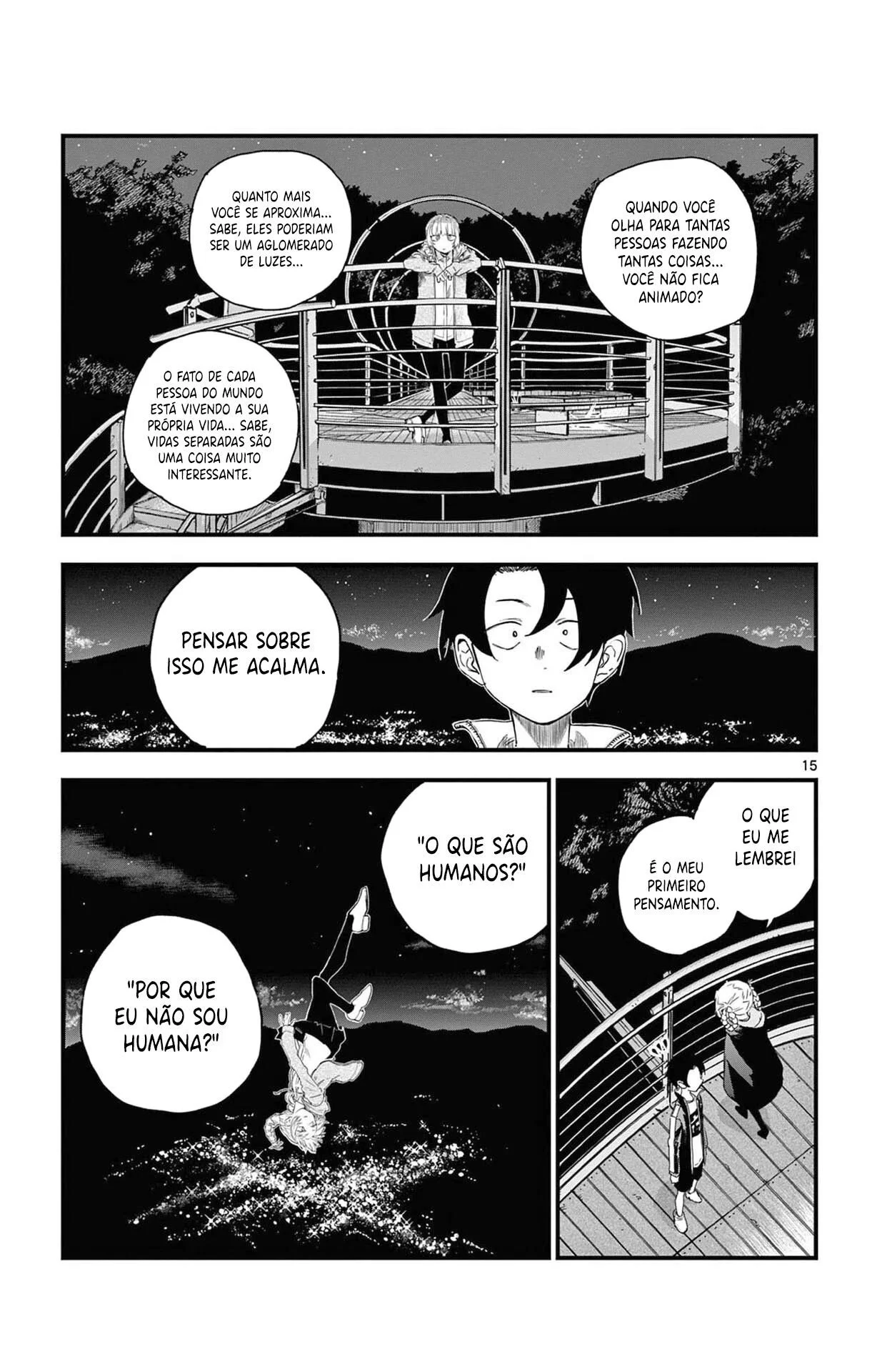 Yofukashi no uta Capítulo 68 Página 15