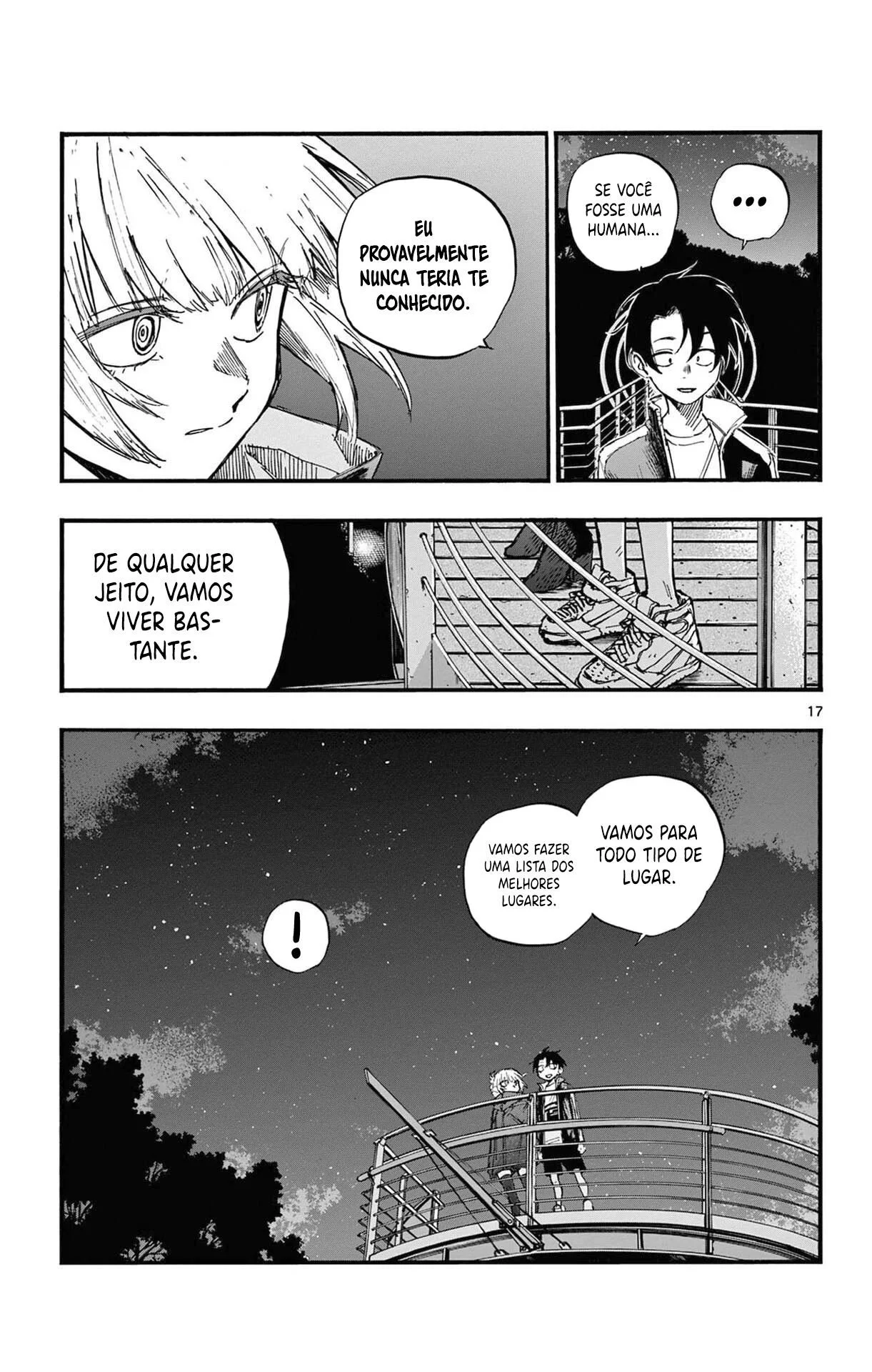 Yofukashi no uta Capítulo 68 Página 17
