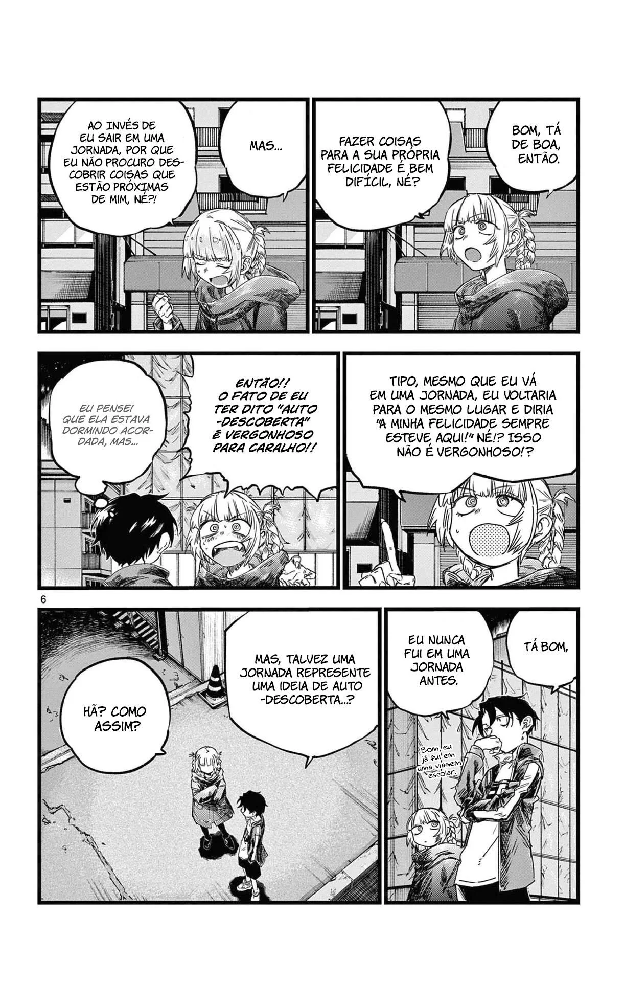 Yofukashi no uta Capítulo 69 Página 7