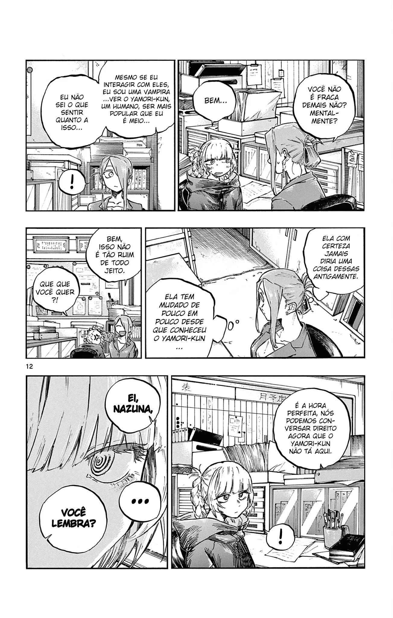 Yofukashi no uta Capítulo 70 Página 12