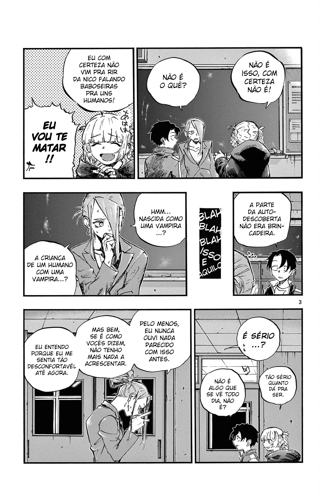 Yofukashi no uta Capítulo 70 Página 3