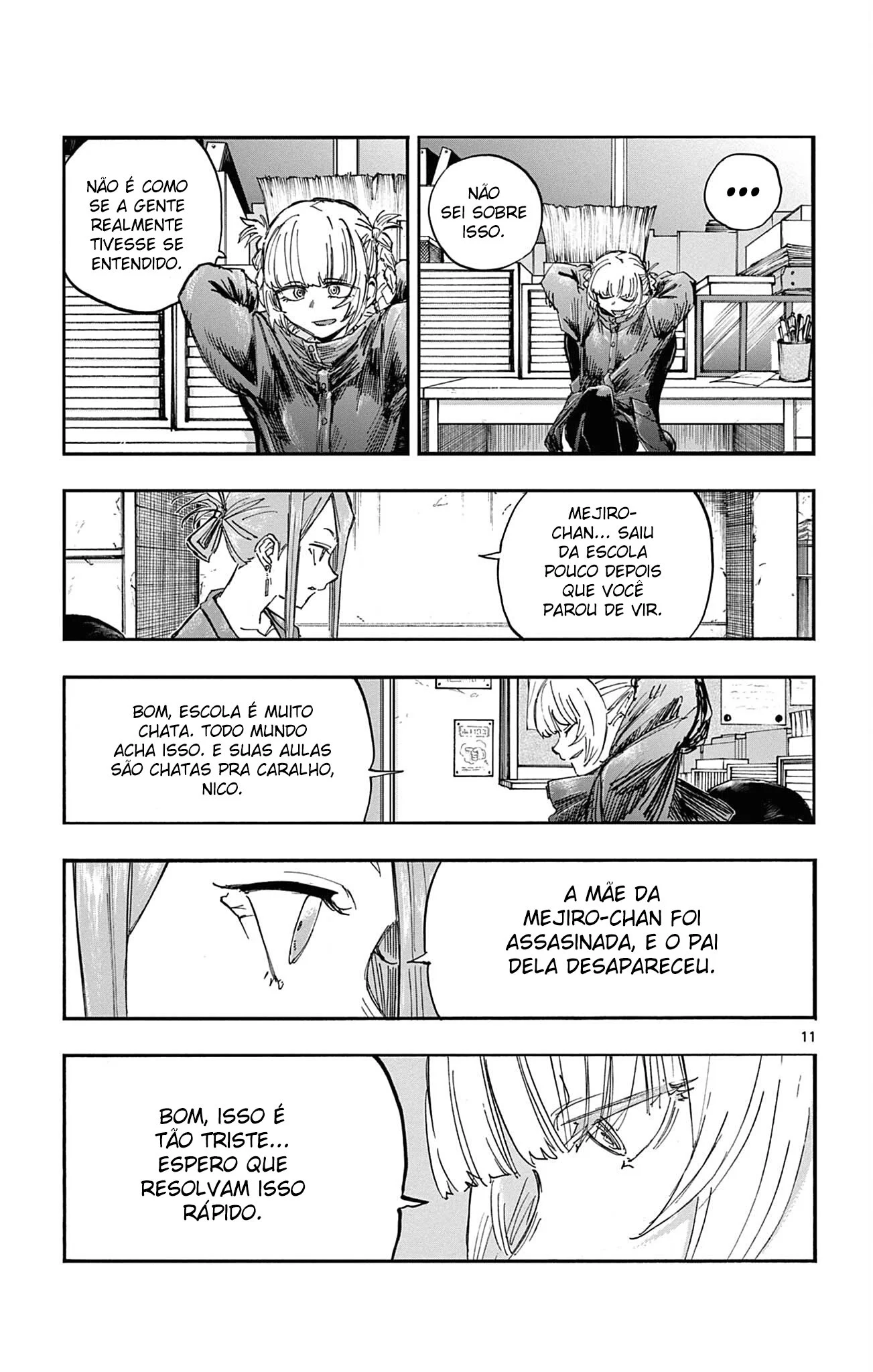 Yofukashi no uta Capítulo 71 Página 11
