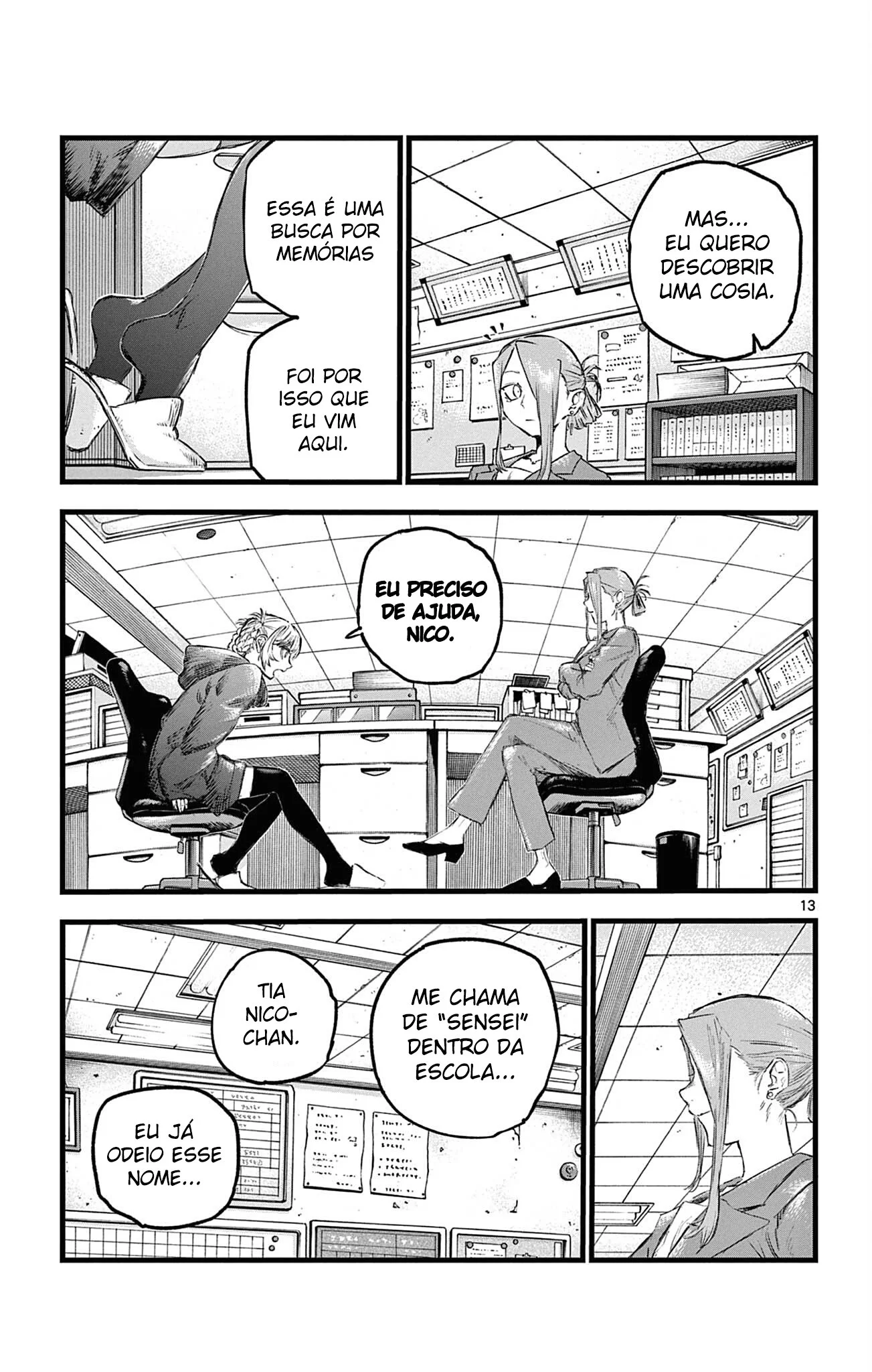 Yofukashi no uta Capítulo 71 Página 13