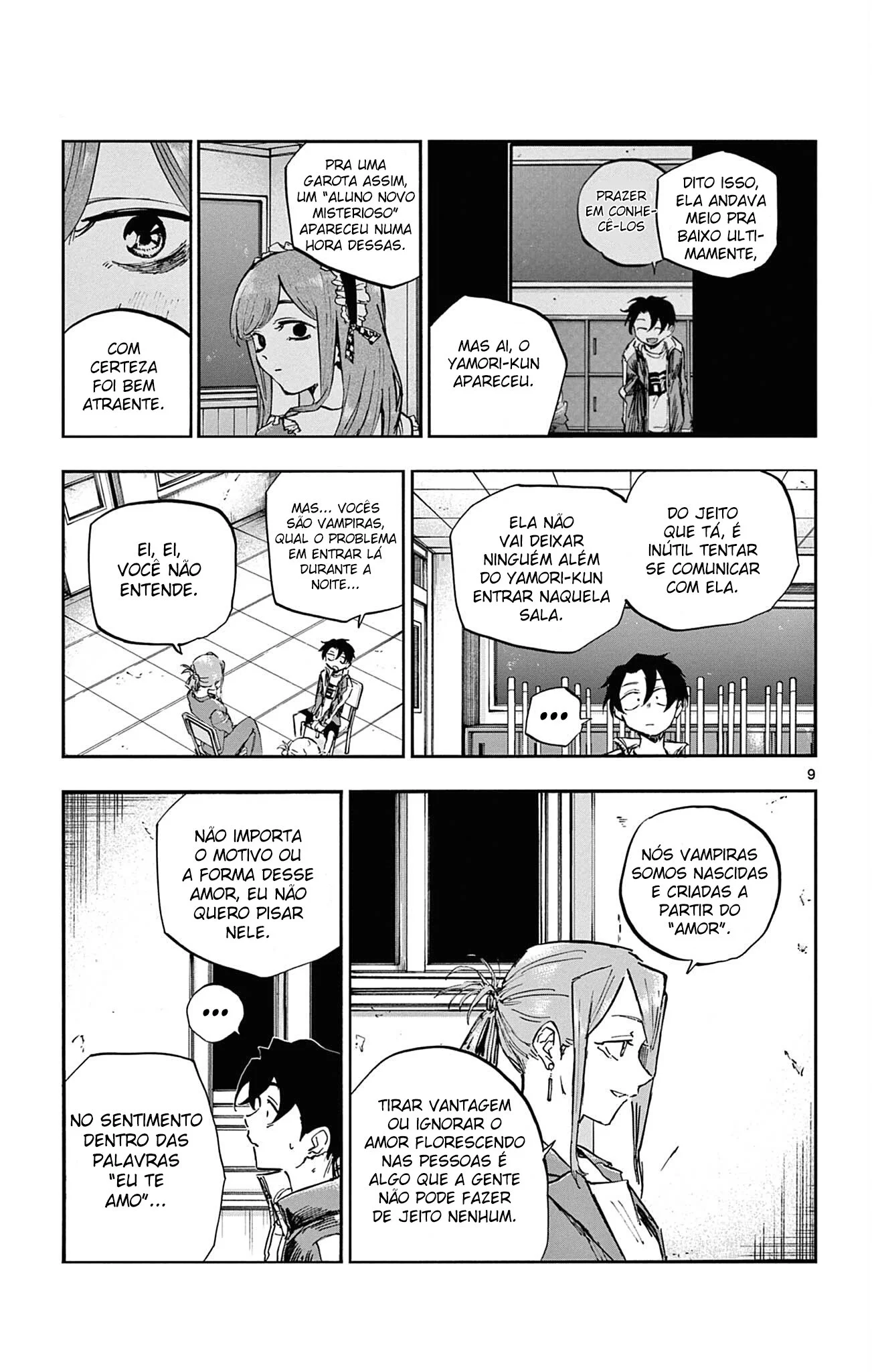 Yofukashi no uta Capítulo 72 Página 9