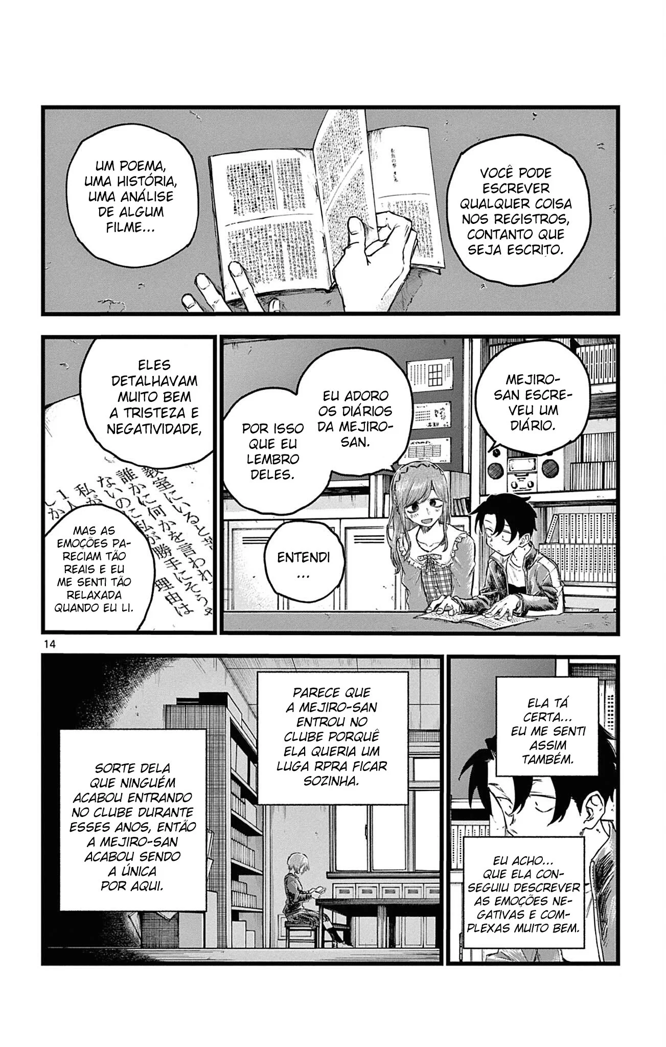 Yofukashi no uta Capítulo 73 Página 14