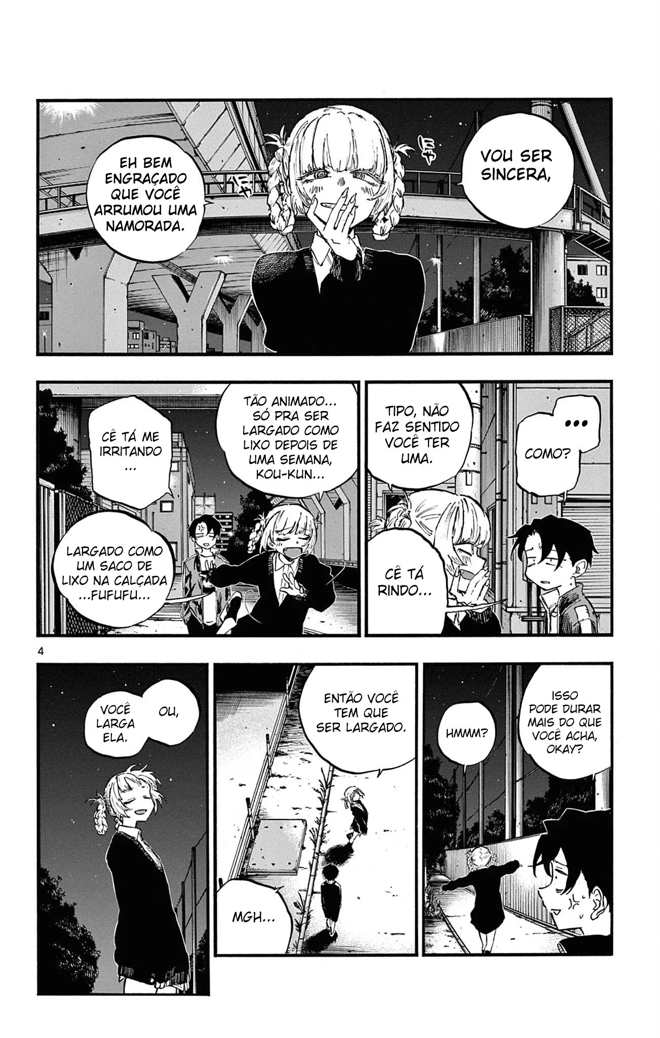 Yofukashi no uta Capítulo 73 Página 4