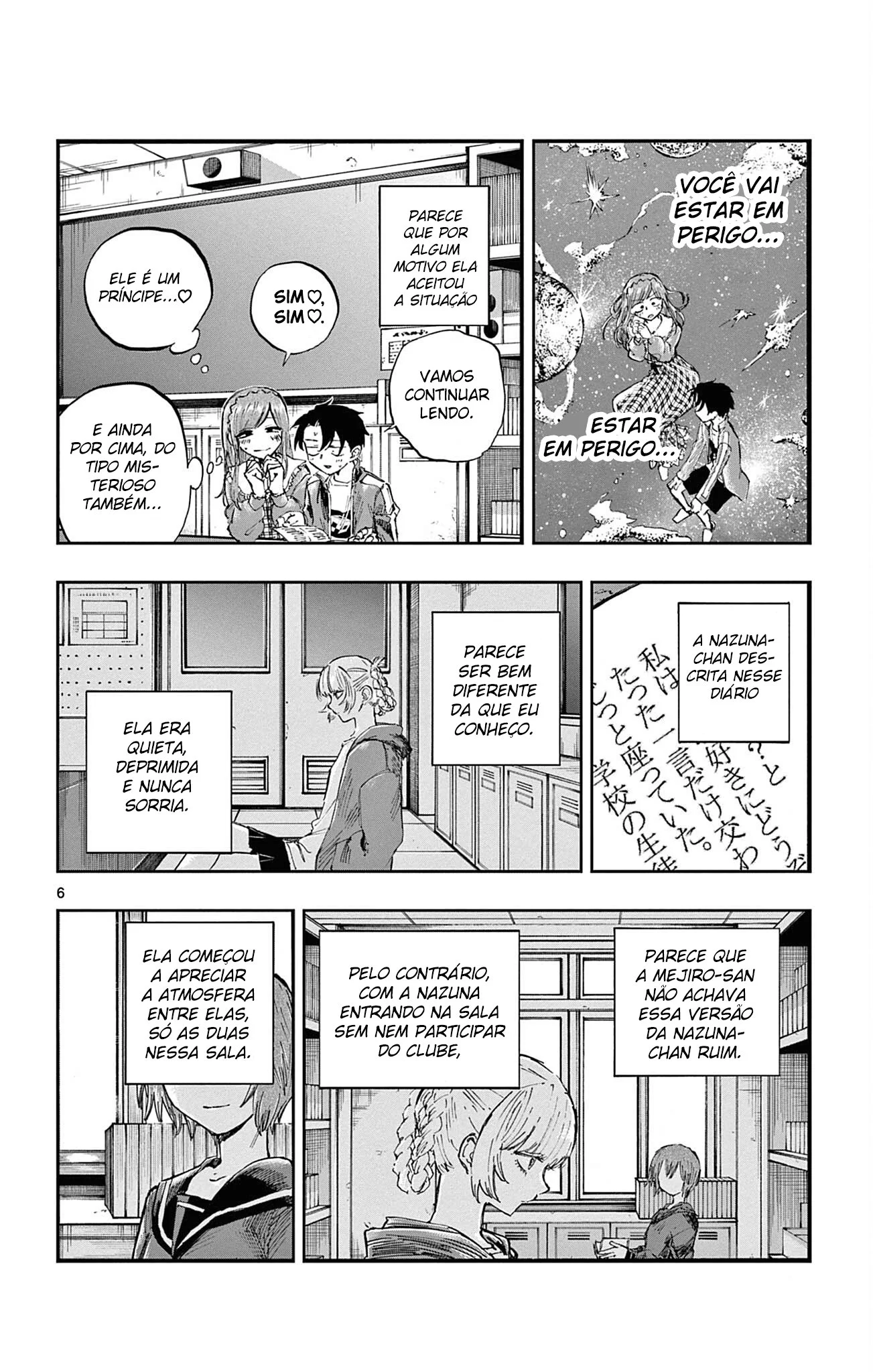 Yofukashi no uta Capítulo 74 Página 6