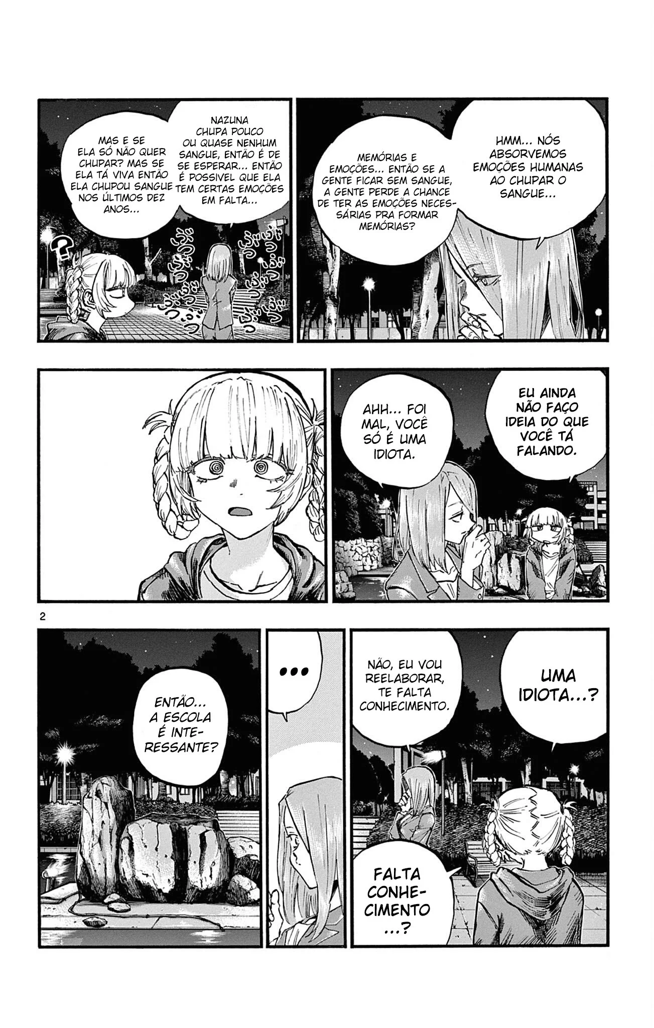 Yofukashi no uta Capítulo 75 Página 2