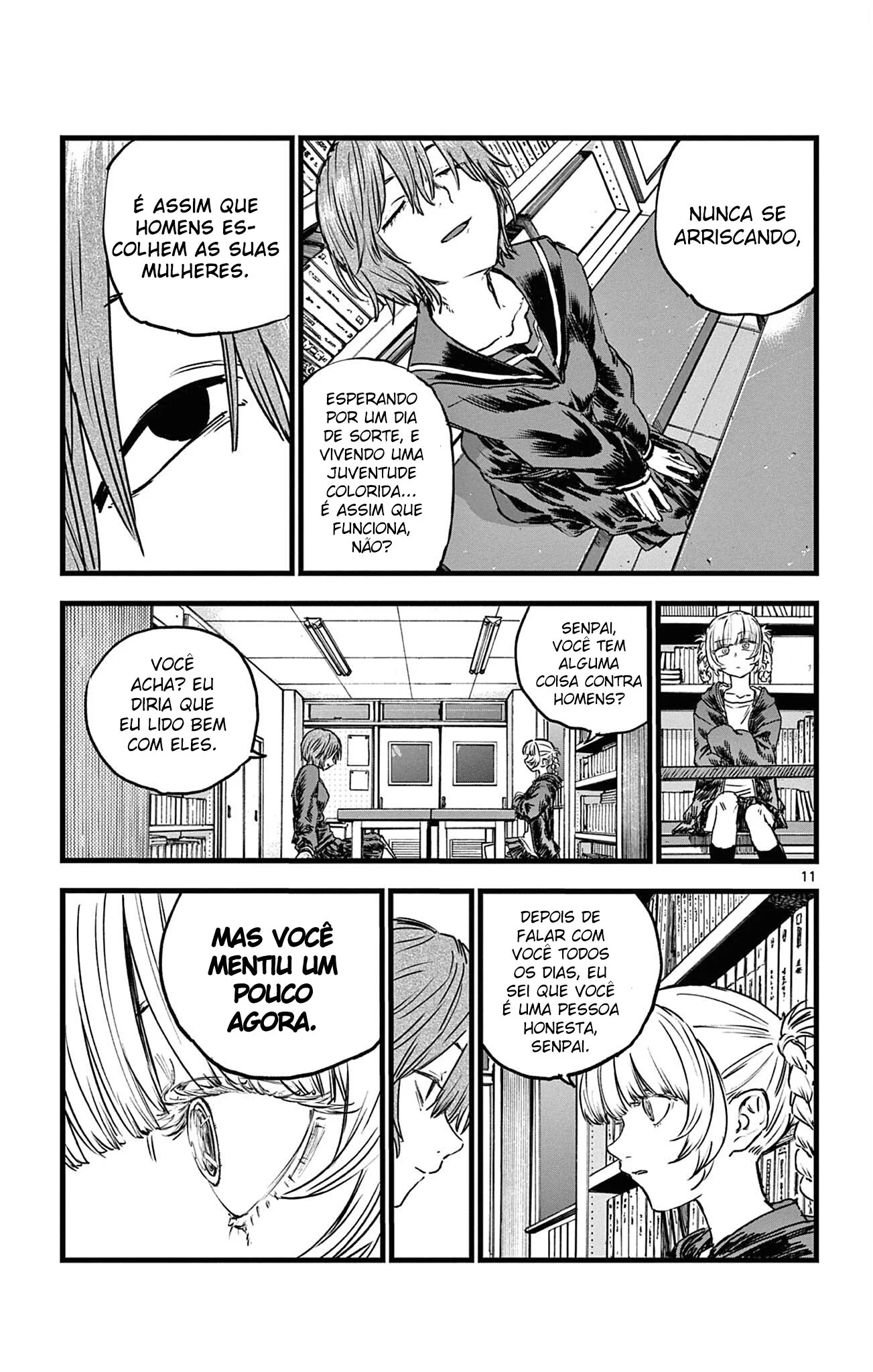 Yofukashi no uta Capítulo 76 Página 11