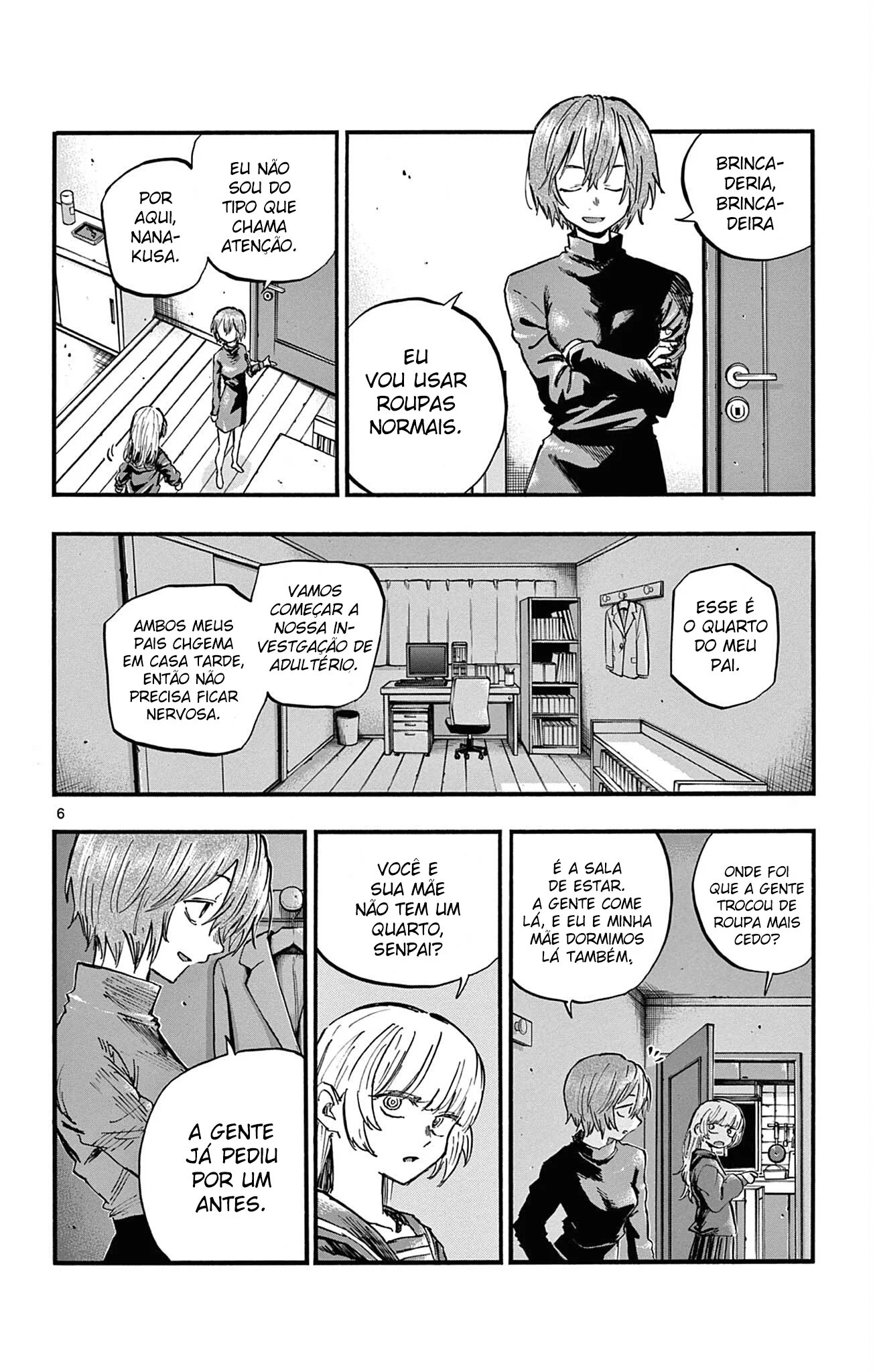Yofukashi no uta Capítulo 77 Página 6